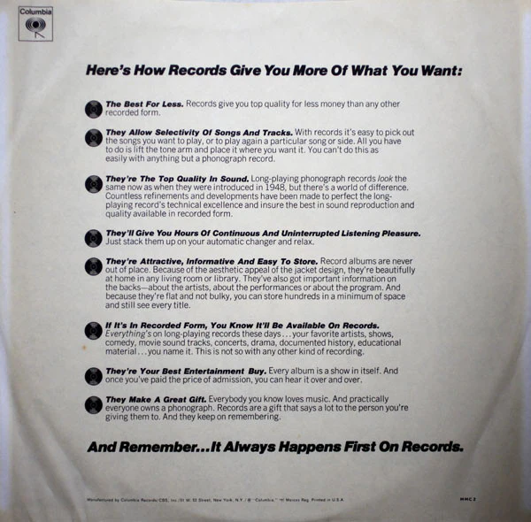 Ray Conniff - Ray Conniff's Greatest Hits (LP, Comp) (Very Good Plus (VG+)) - Image 5