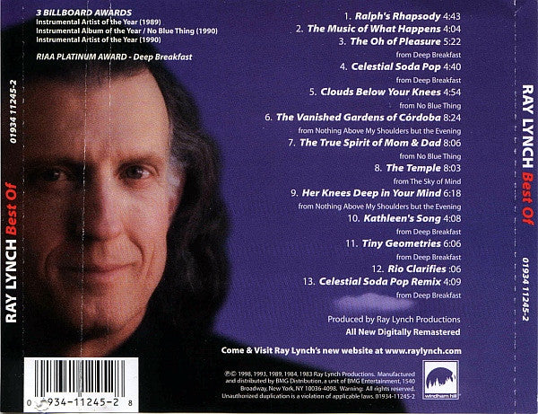 Ray Lynch - Ray Lynch: Best Of, Volume One (CD, Comp) (Near Mint (NM or M-)) - Image 2