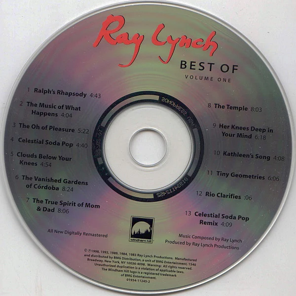 Ray Lynch - Ray Lynch: Best Of, Volume One (CD, Comp) (Near Mint (NM or M-)) - Image 3