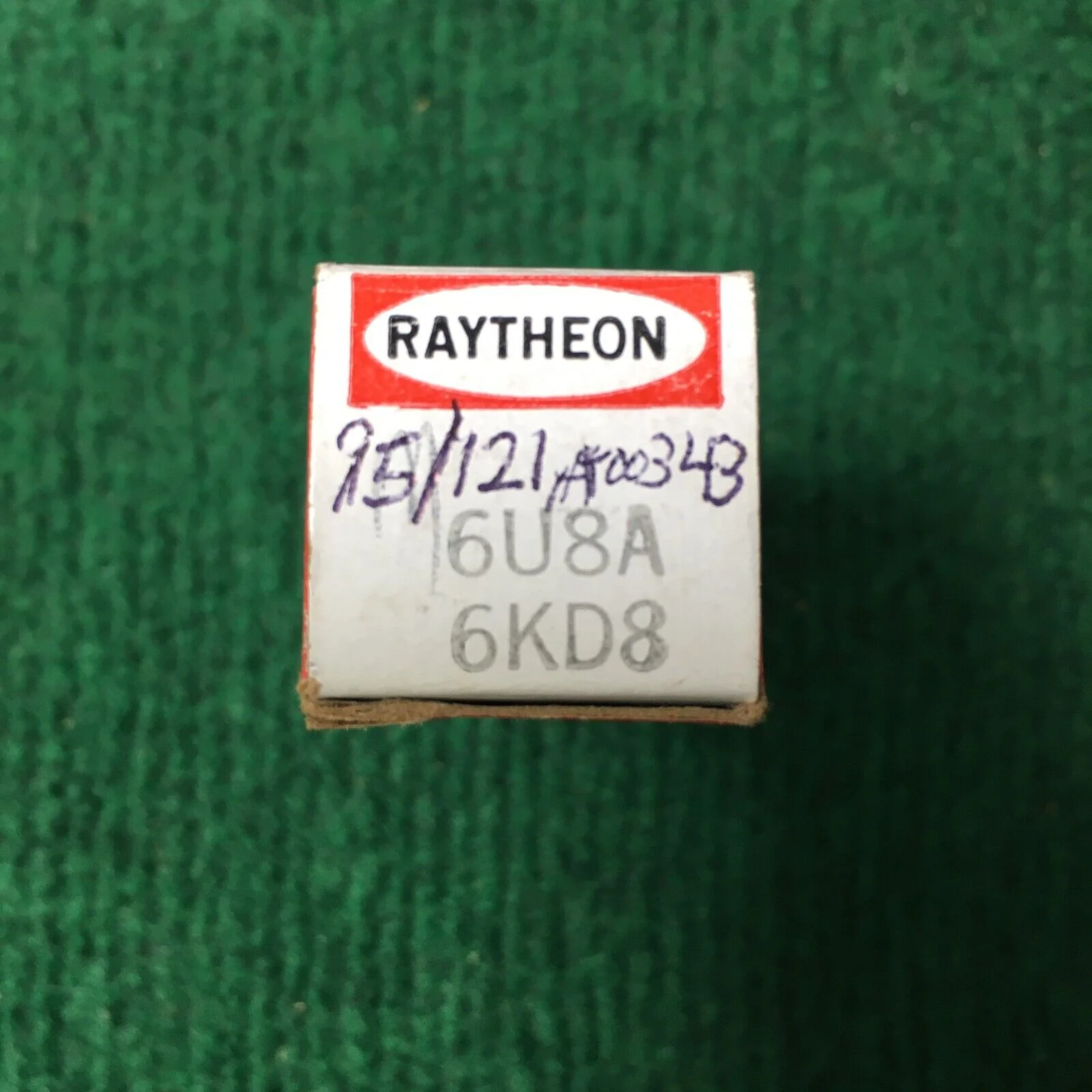 Raytheon 6U8A Vacuum Tube * Tested 95/121