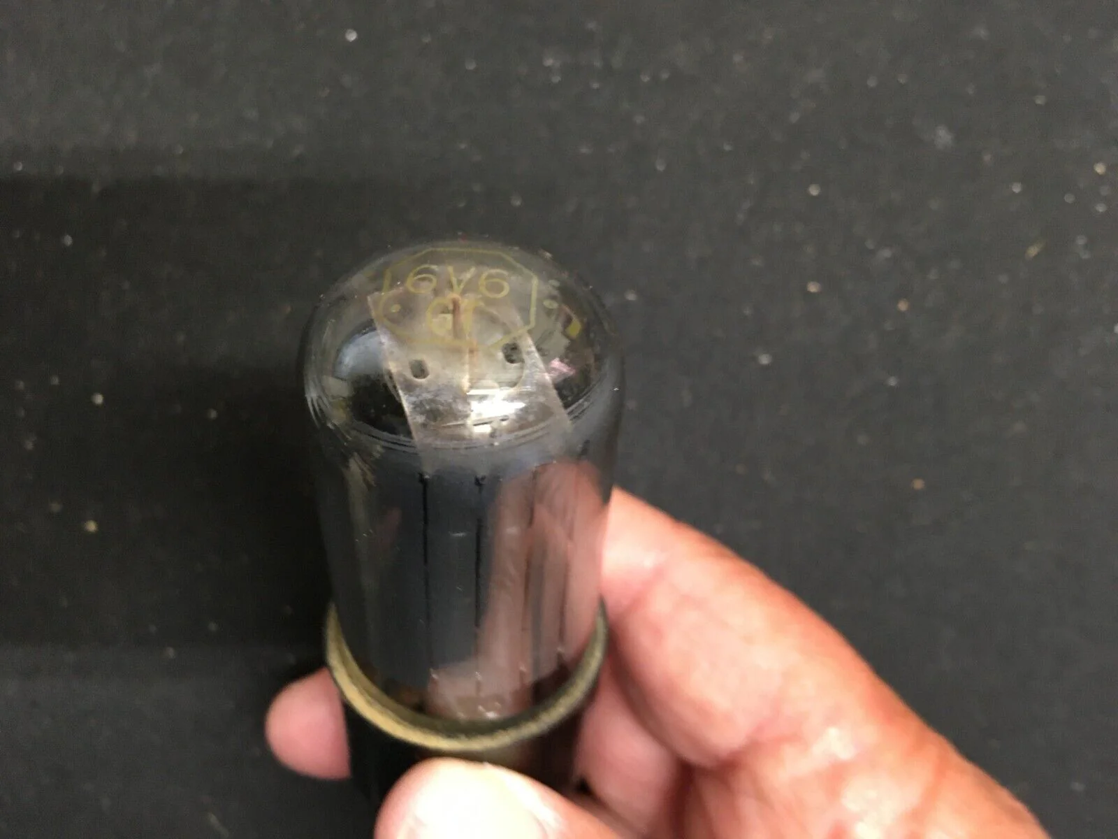 Raytheon 6V6GT Vacuum Tube * Gray Glass - Image 2