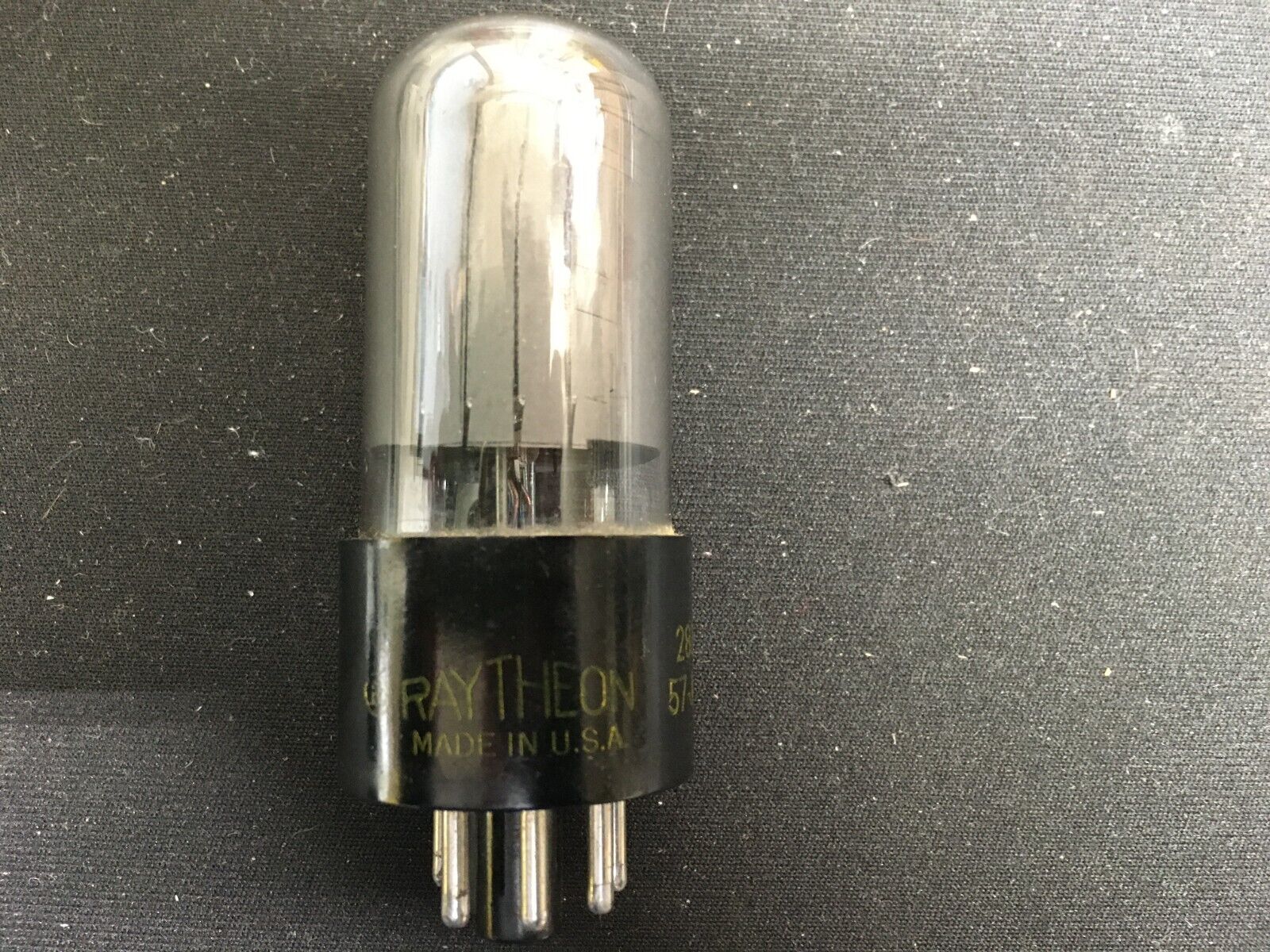 Raytheon 6V6GT Vacuum Tube * Gray Glass - Image 4