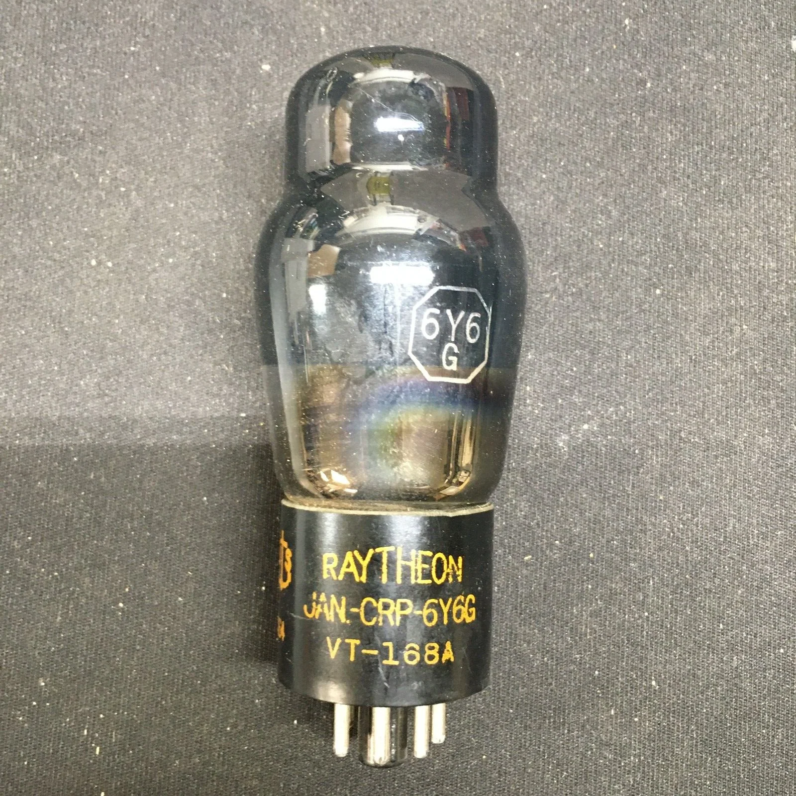 Raytheon 6Y6G Vacuum Tube * Tested 115% - Image 2