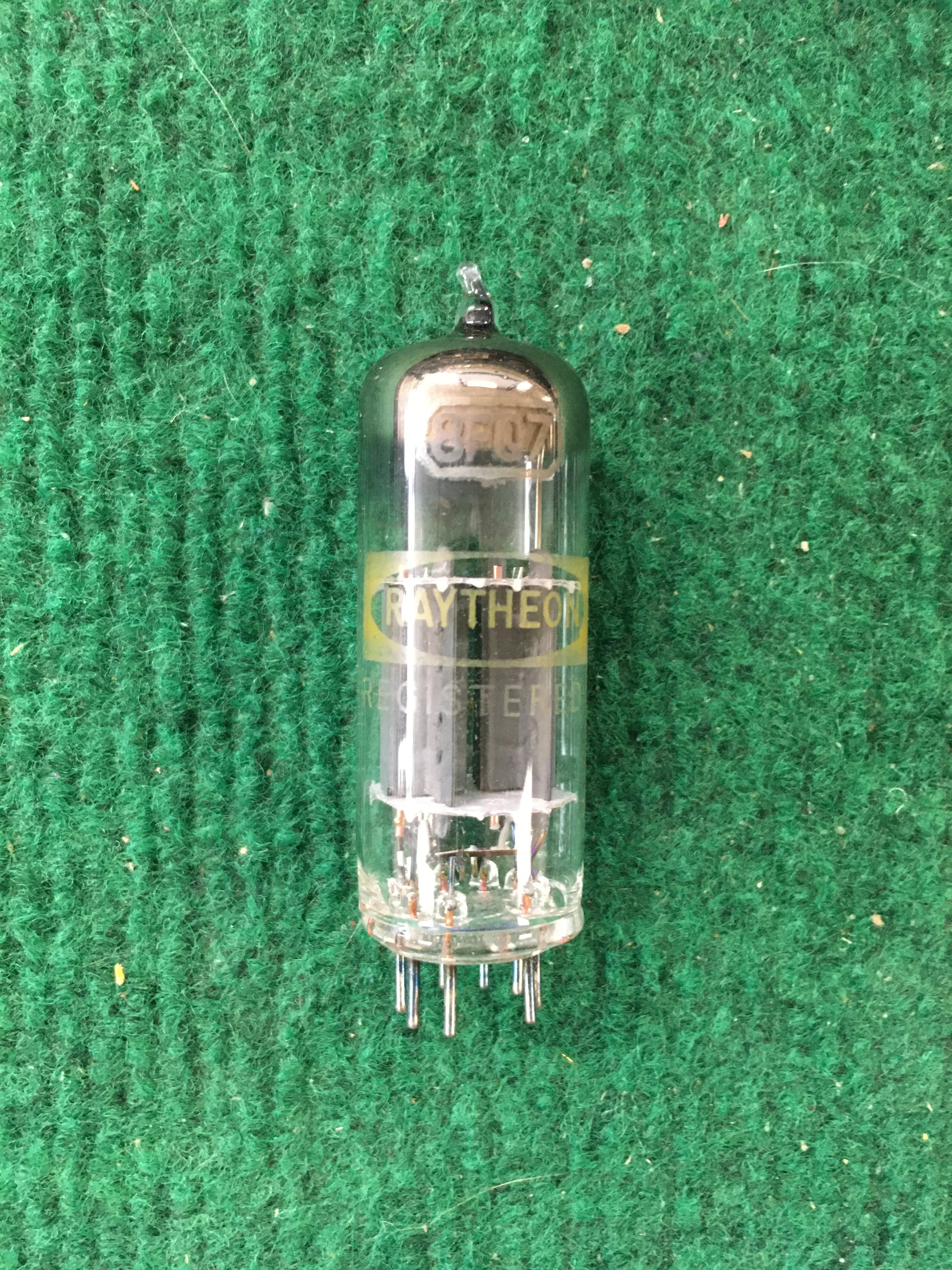 Raytheon 8FQ7 Vacuum Tube * Tested 99/99% - Image 2