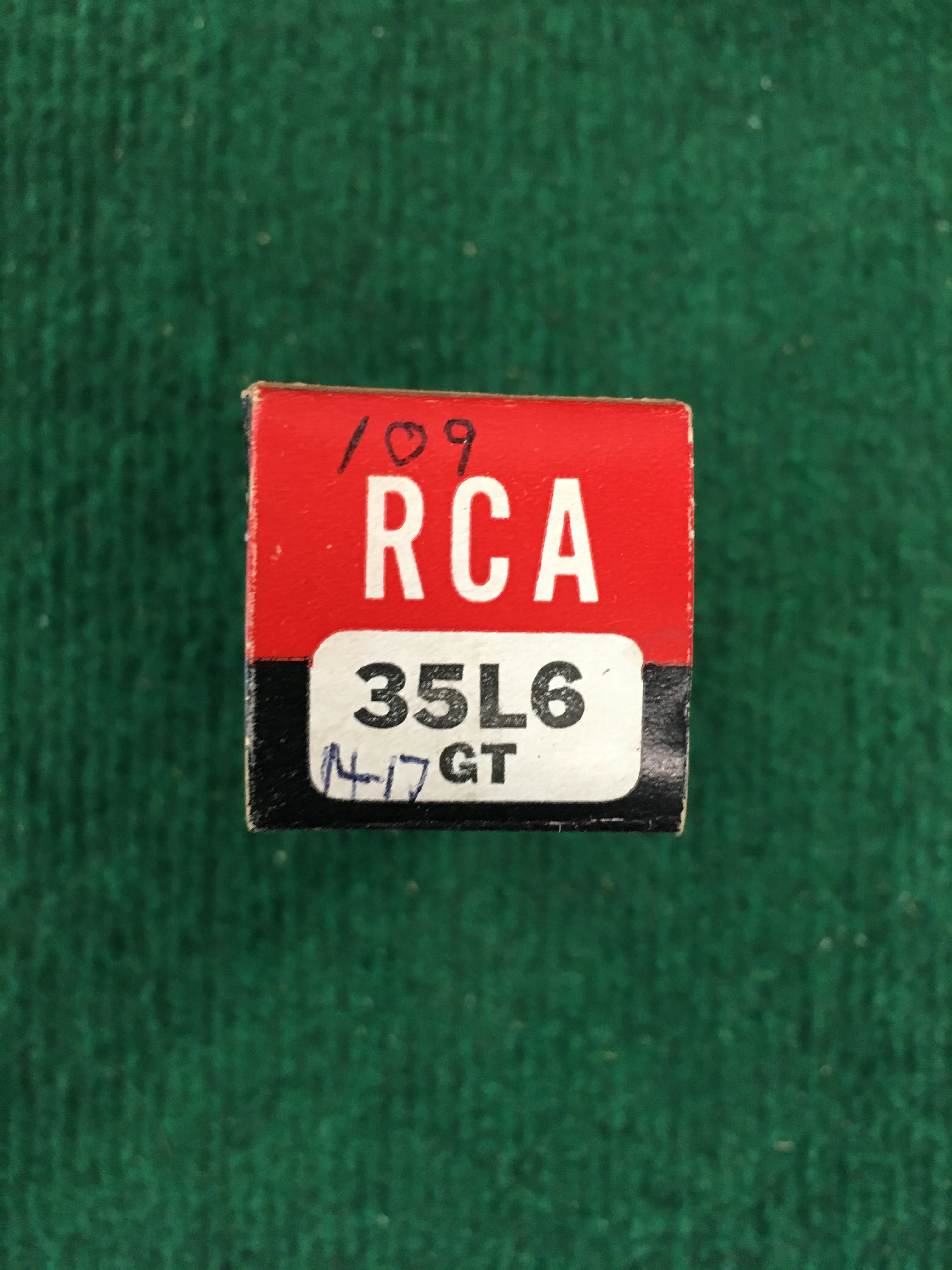 RCA 35L6GT Vacuum Tube * Tested 109