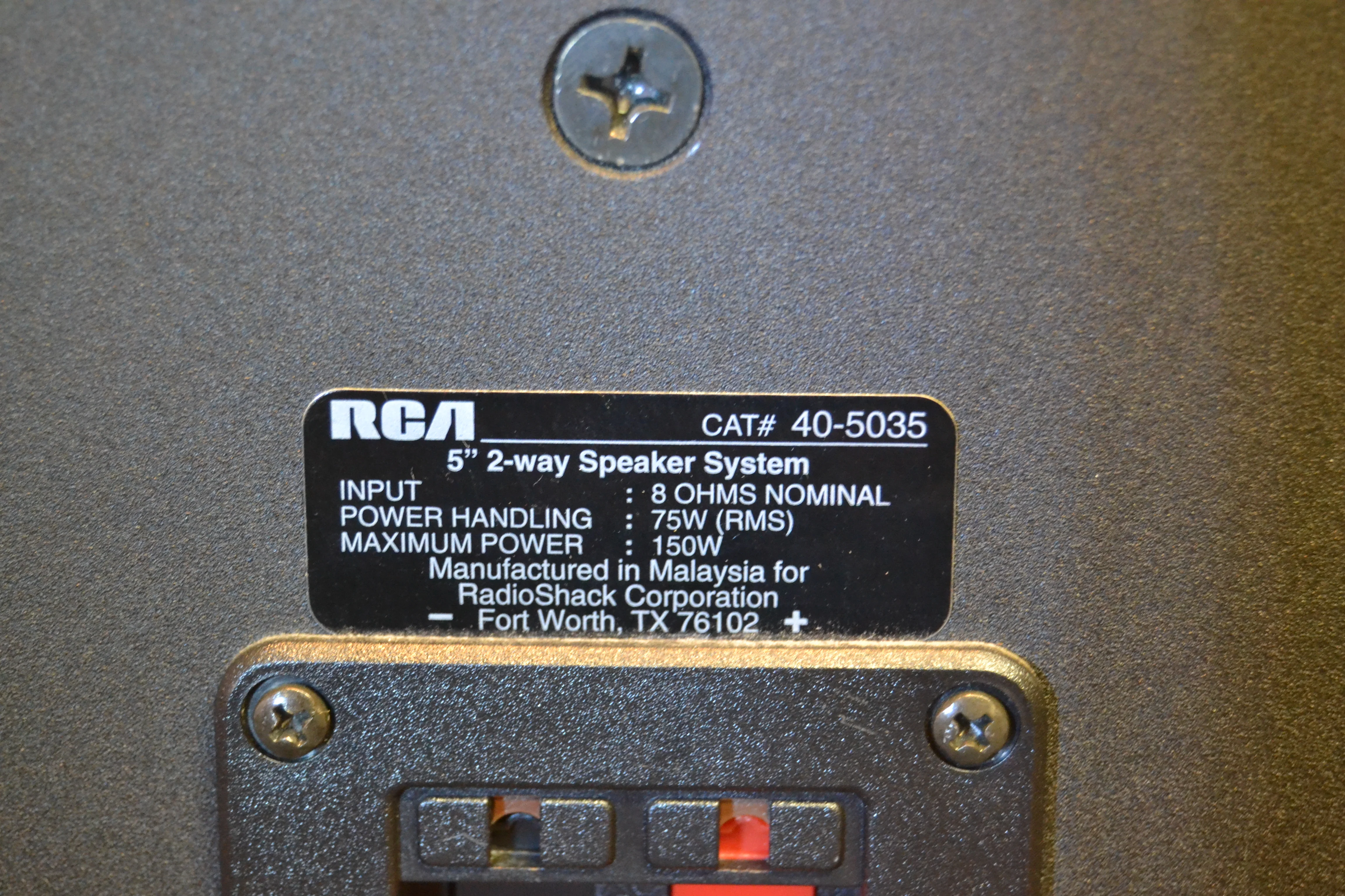 RCA 40-5035 Bookshelf Speakers - Image 7