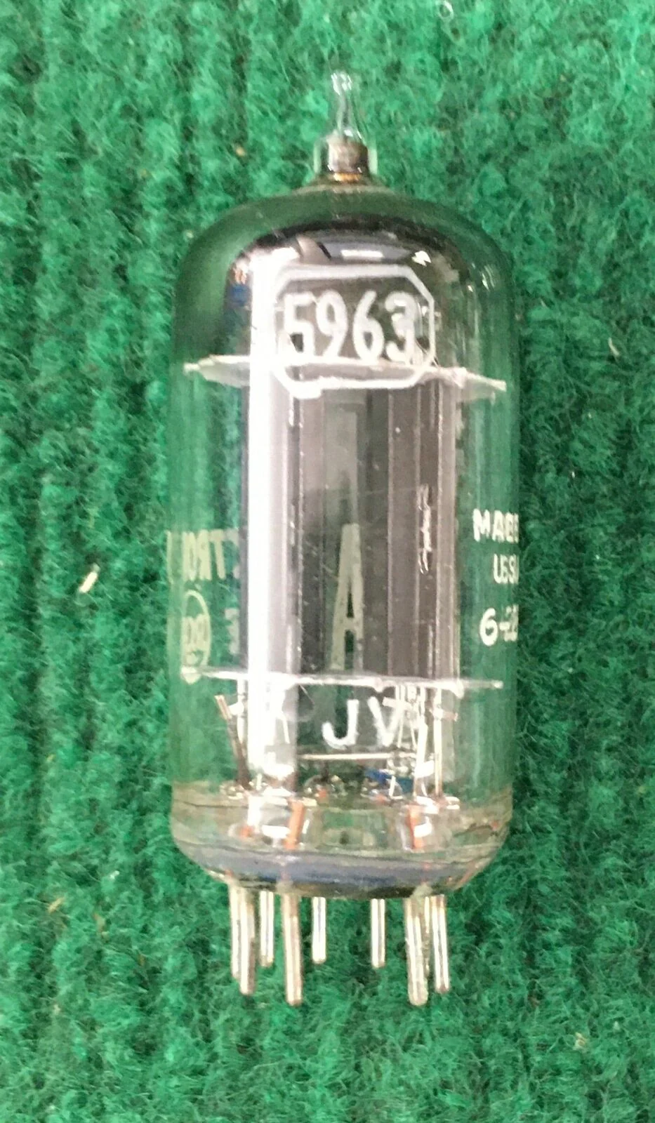 RCA * 5963 Tube * Tested 115/119 - Image 2