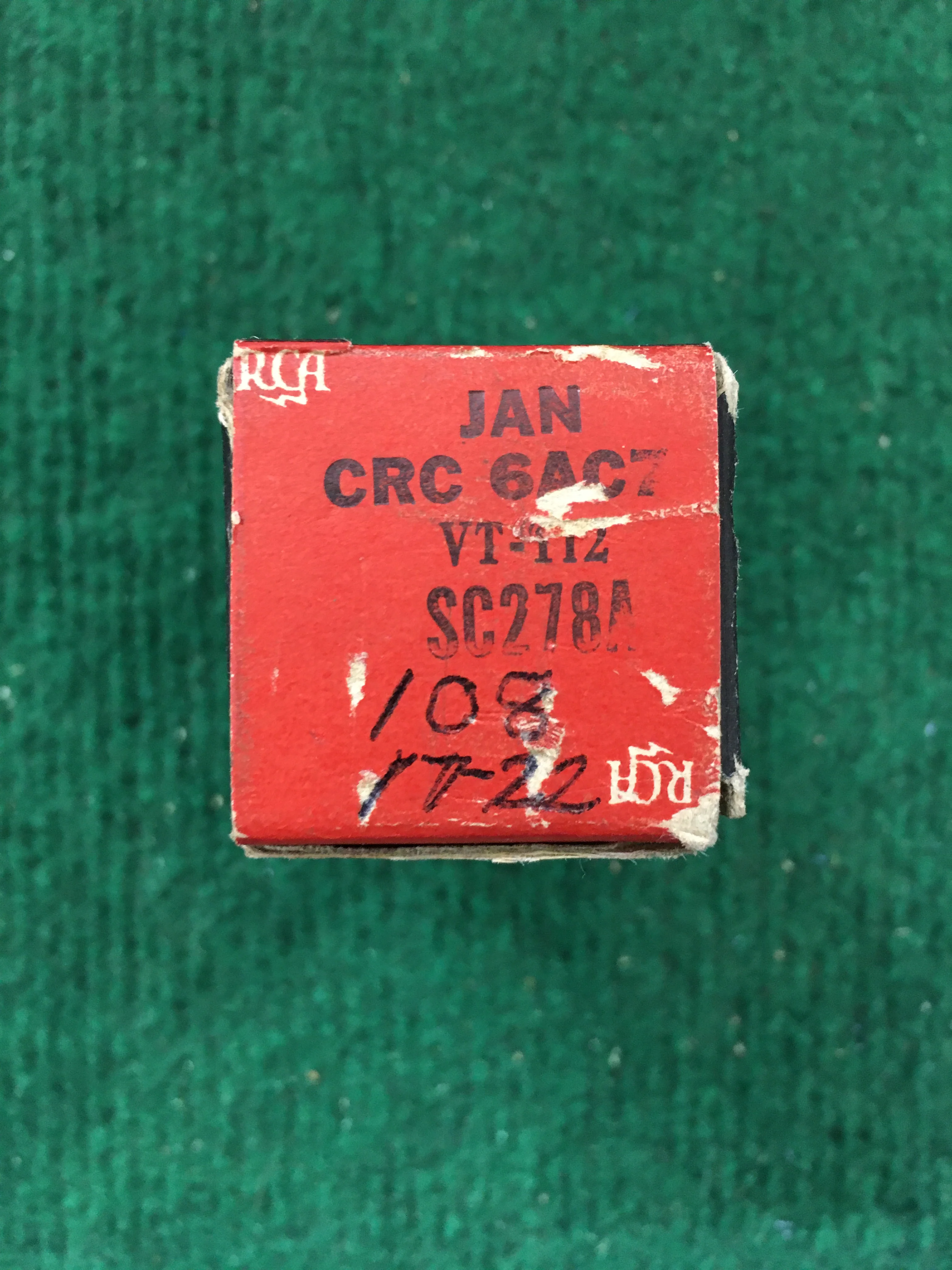 RCA 6AC7 Vacuum Tube * Tested 108