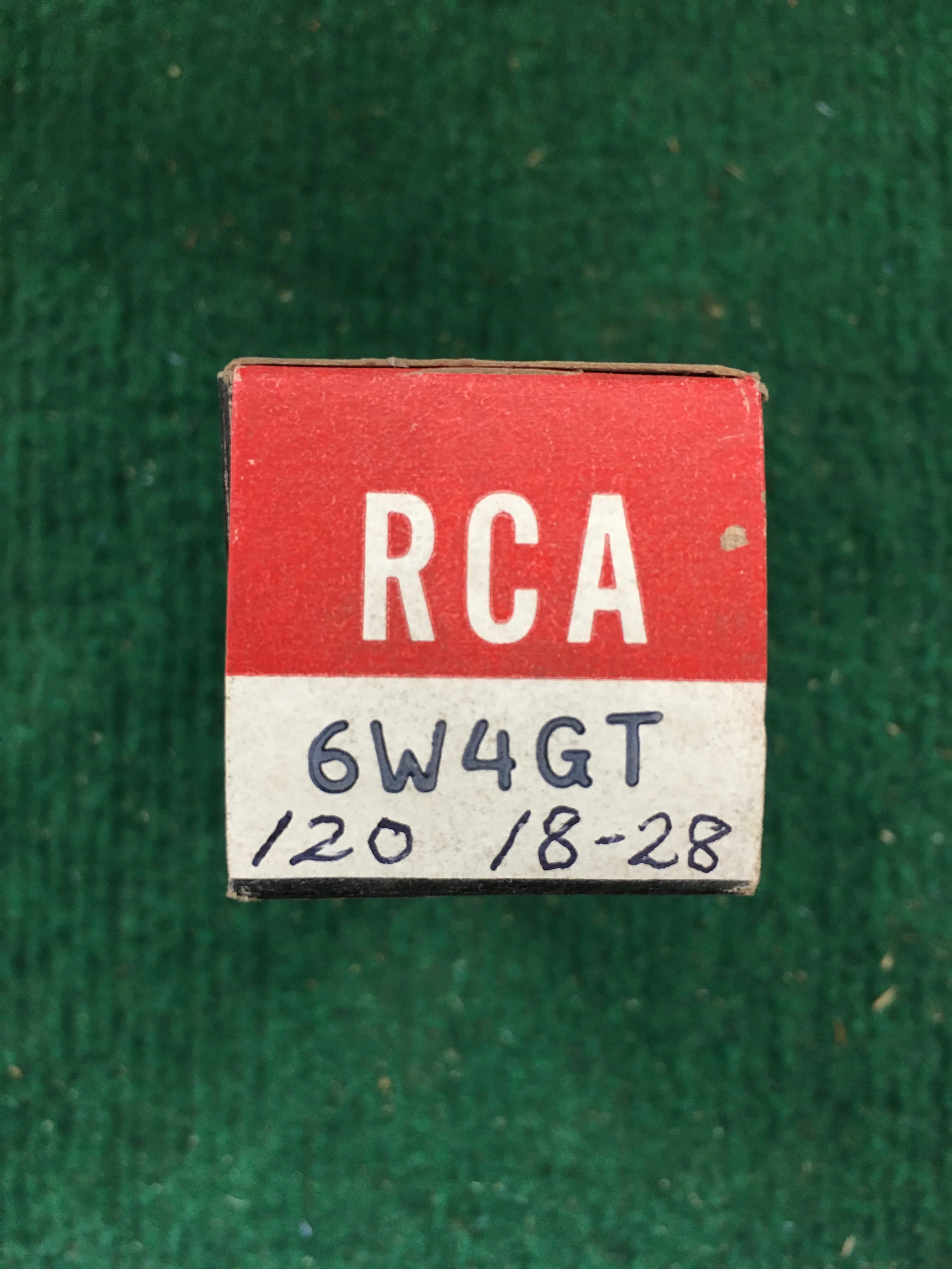RCA 6W4GT Vacuum Tube * Tested 120