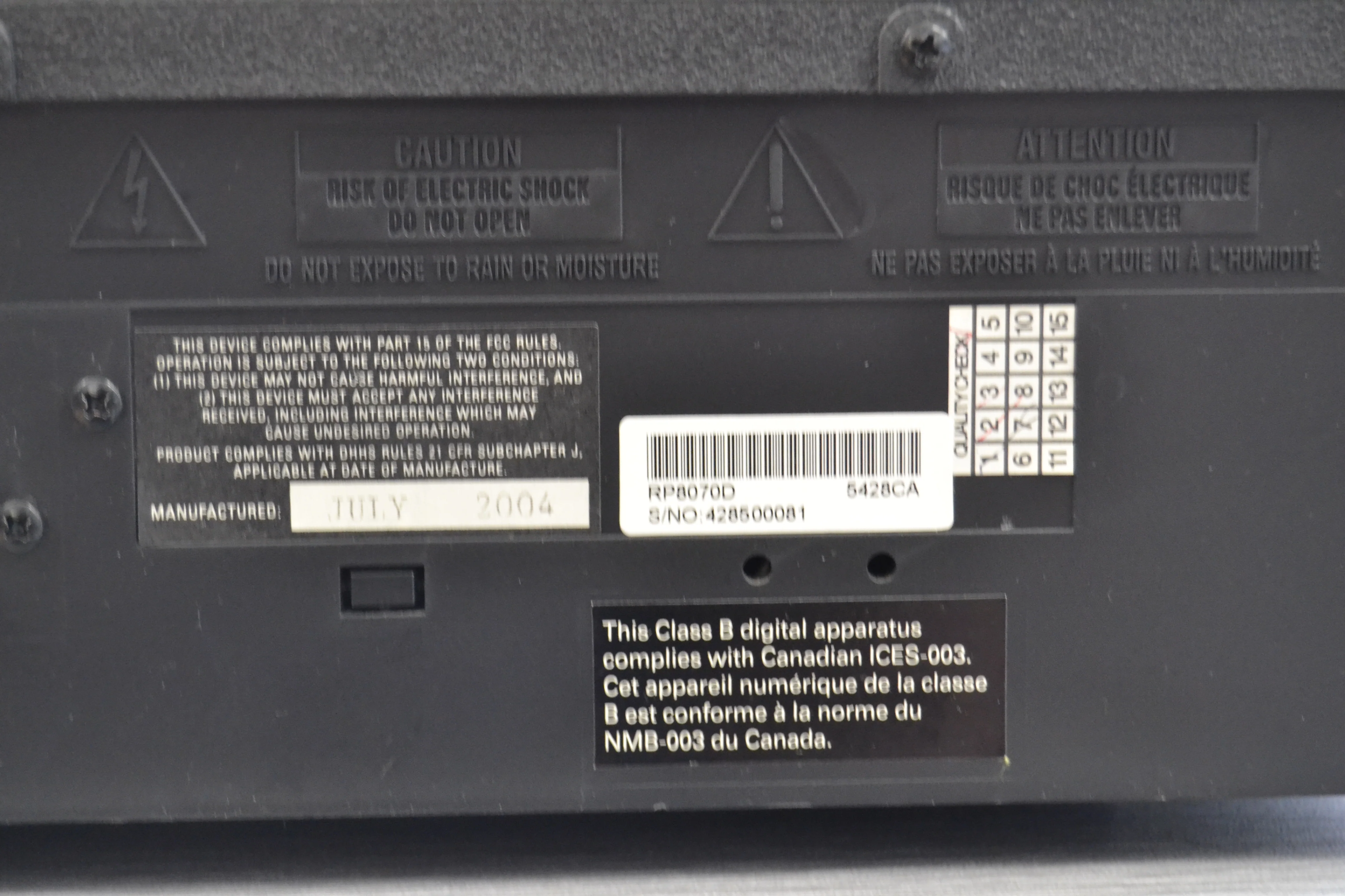 RCA RP-8070D Cd Changer * 5 Discs - Image 10