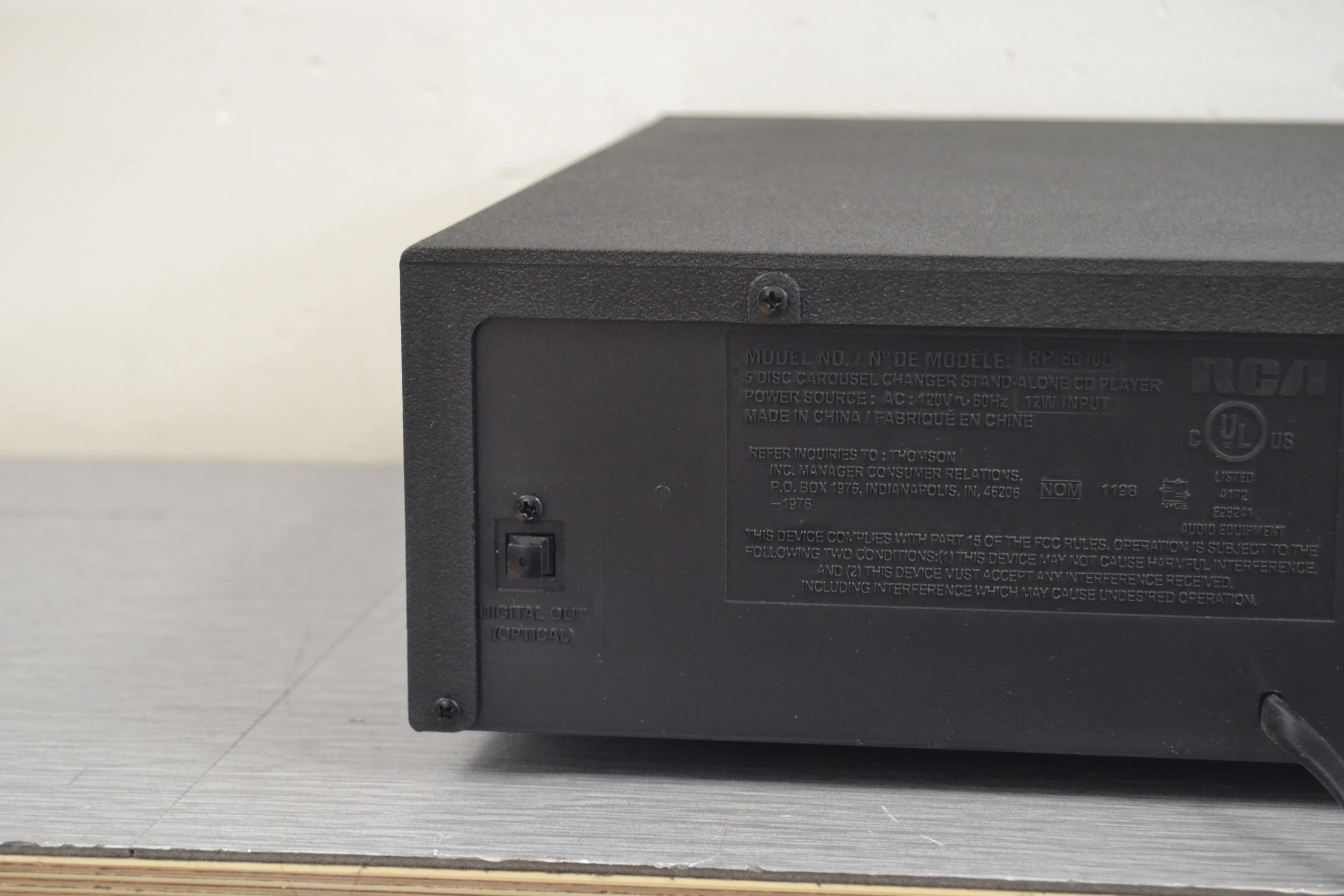RCA RP-8070D Cd Changer * 5 Discs - Image 11
