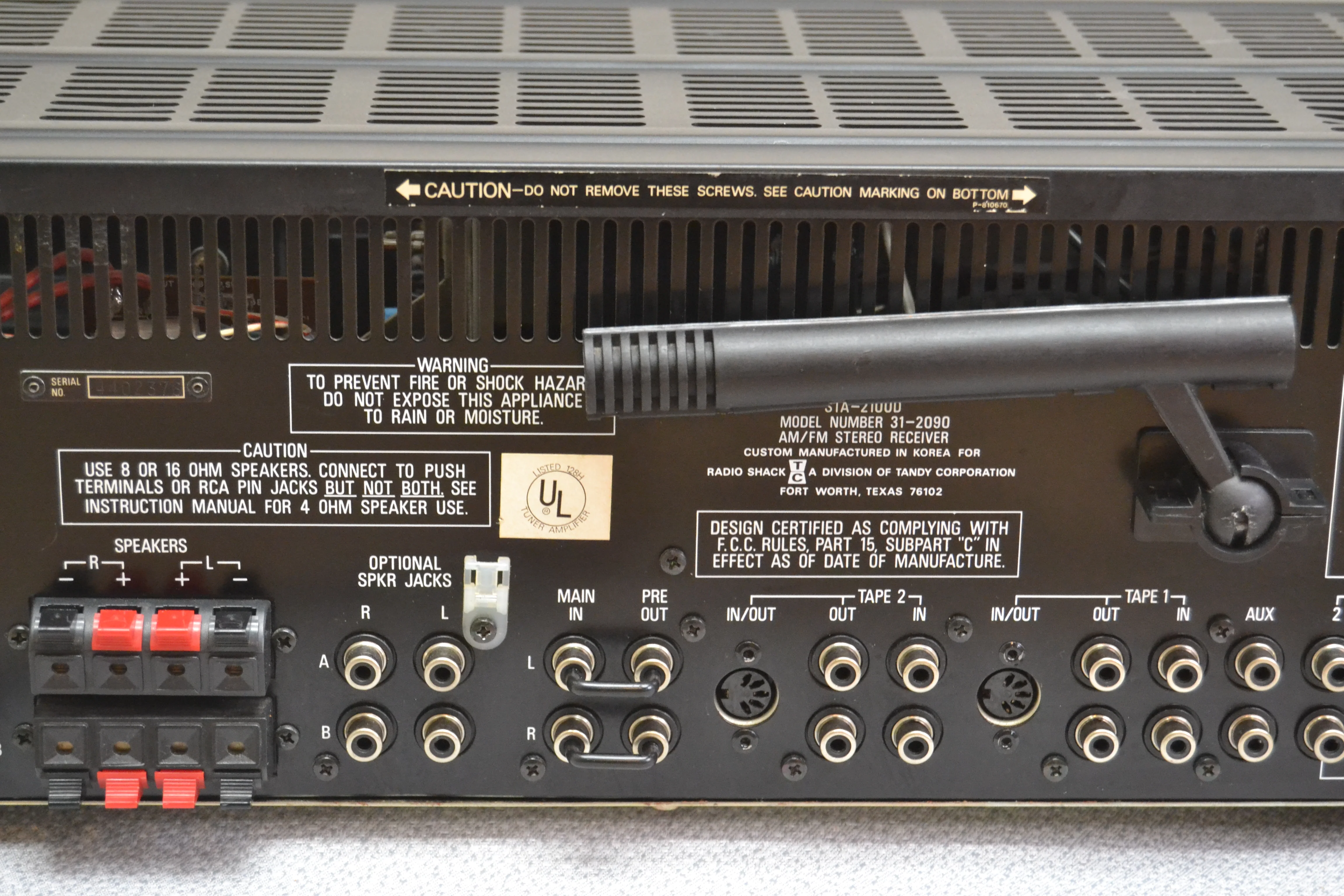 Realistic STA-2100D Stereo Receiver * 120W RMS * 1979 - Image 15