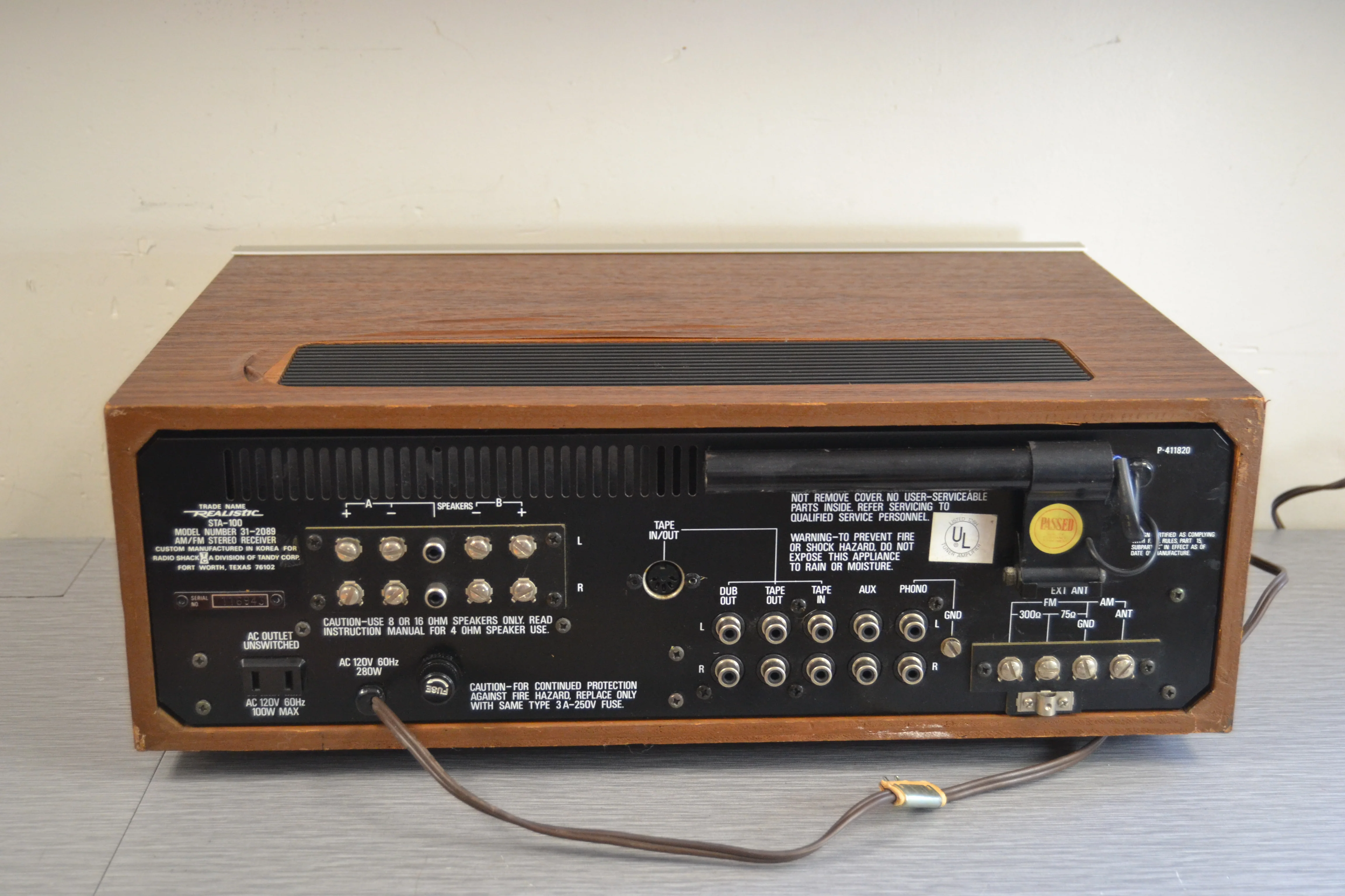 Realistic STA-100 Stereo Receiver * 1980 * 22W RMS - Image 10