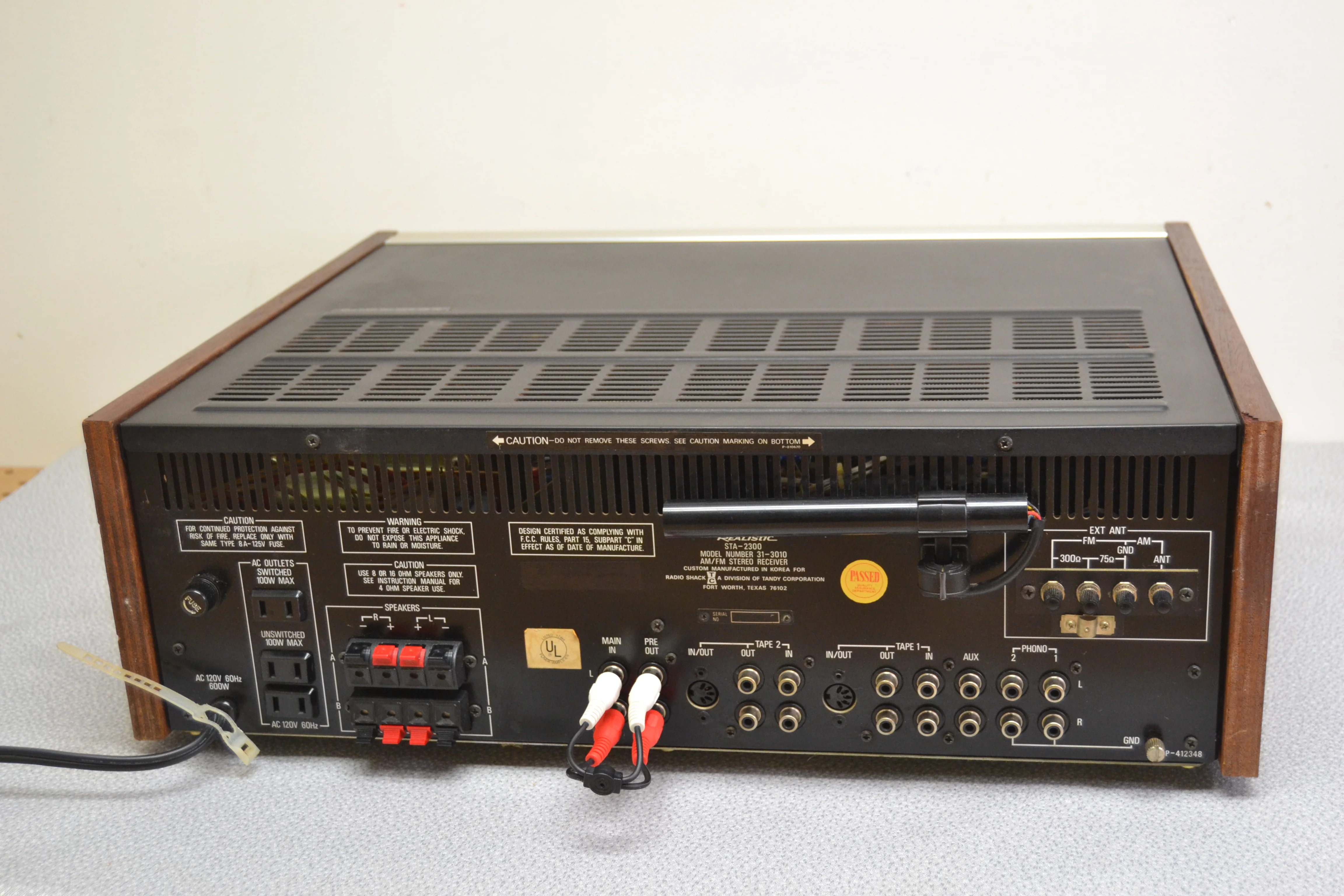 Realistic STA-2300 Stereo Receiver * 1982 * 120W RMS - Image 12