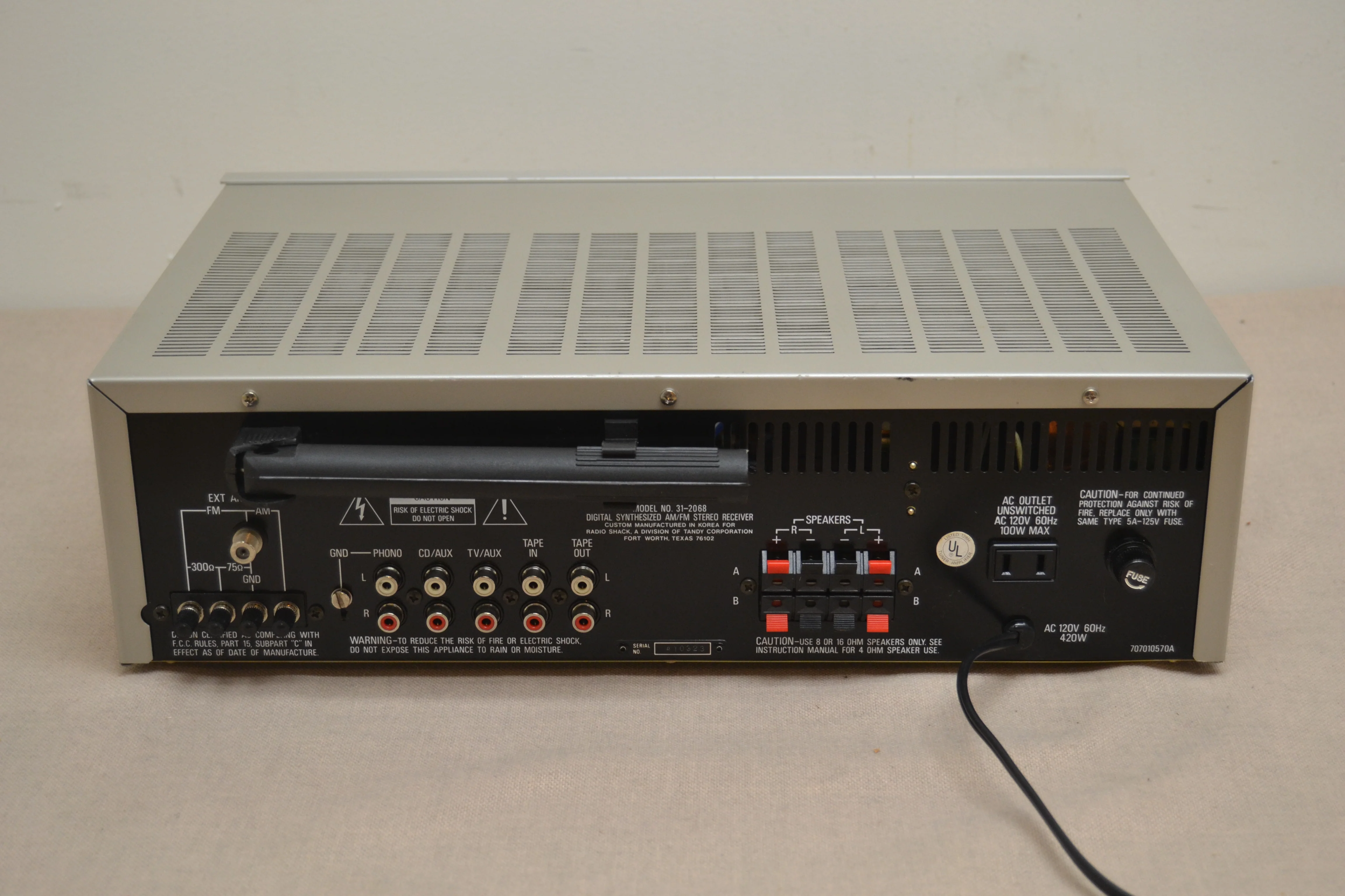 Realistic STA-780 Stereo Receiver * 48W RMS * 1985 - Image 9