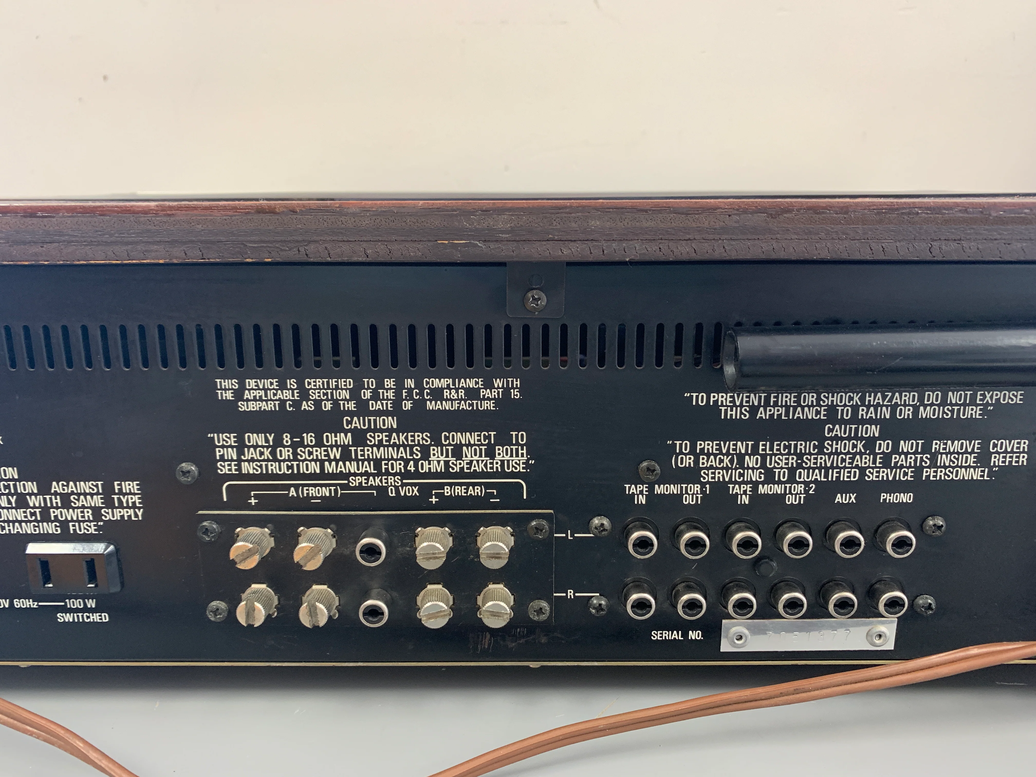 Realistic STA-90 Stereo Receiver * 45W * 1978 - Image 10