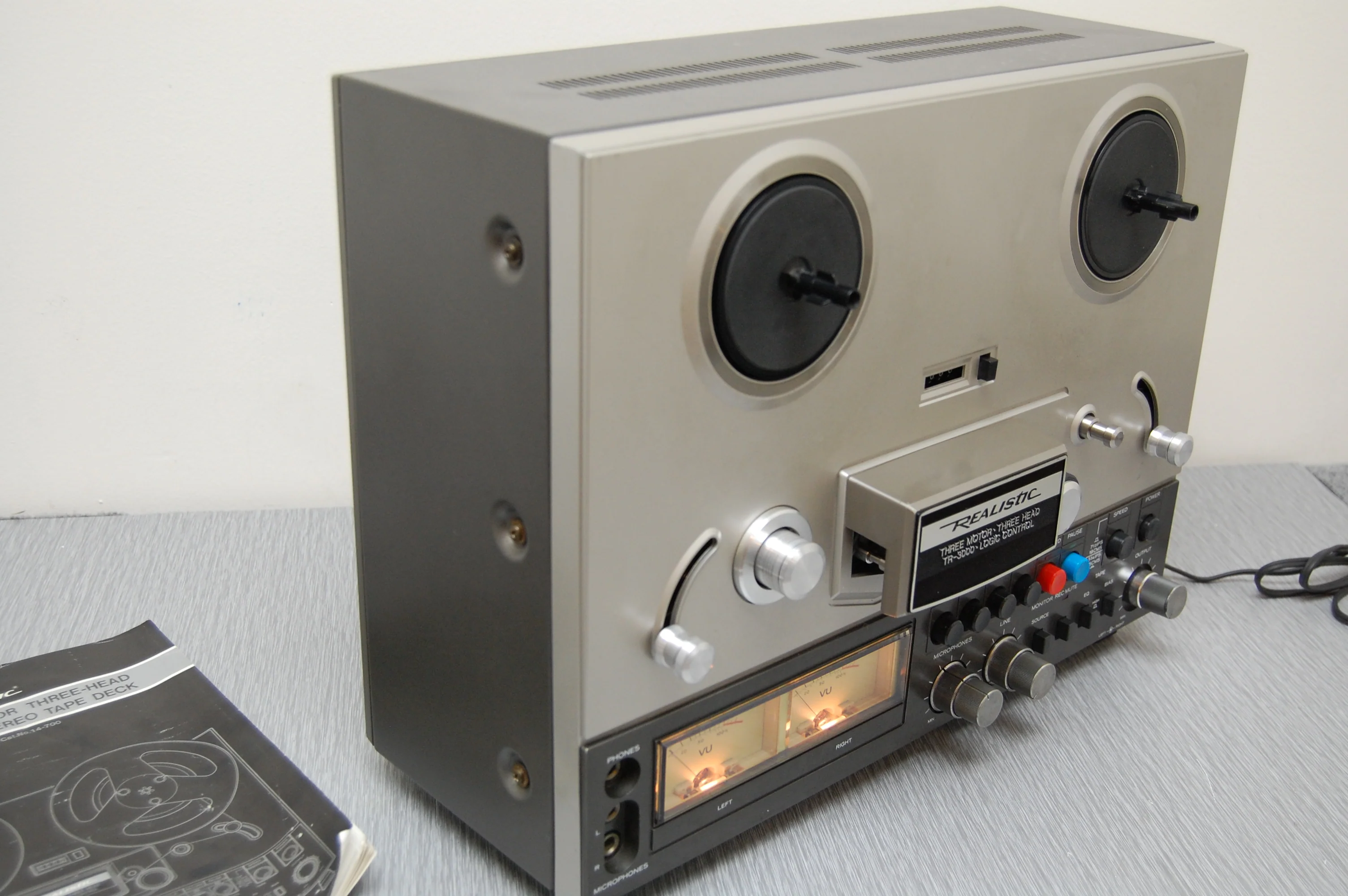 Realistic TR-3000 Reel to Reel Recorder * Three Heads * Manual * Fully Serviced - Image 10