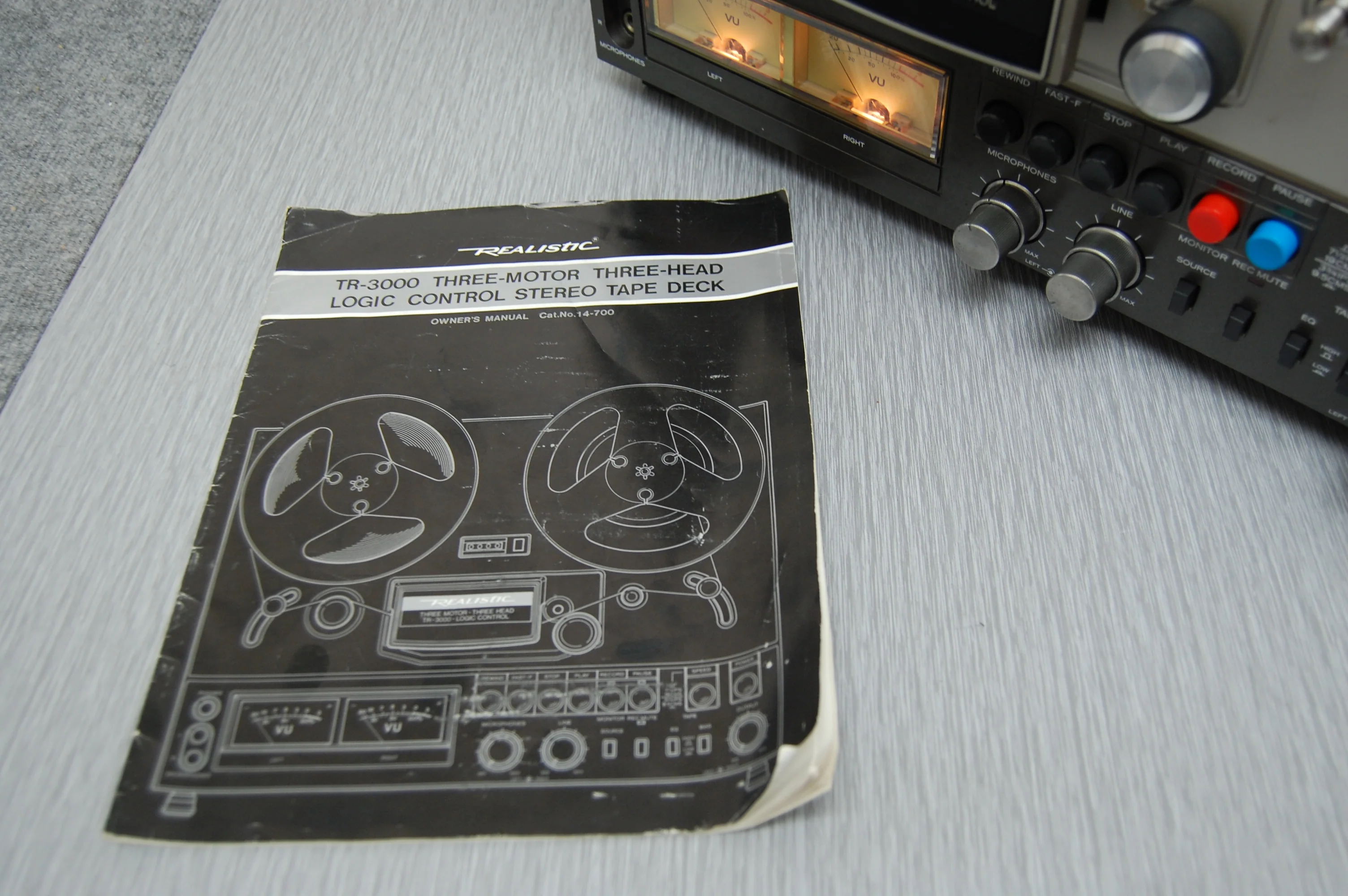 Realistic TR-3000 Reel to Reel Recorder * Three Heads * Manual * Fully Serviced - Image 12