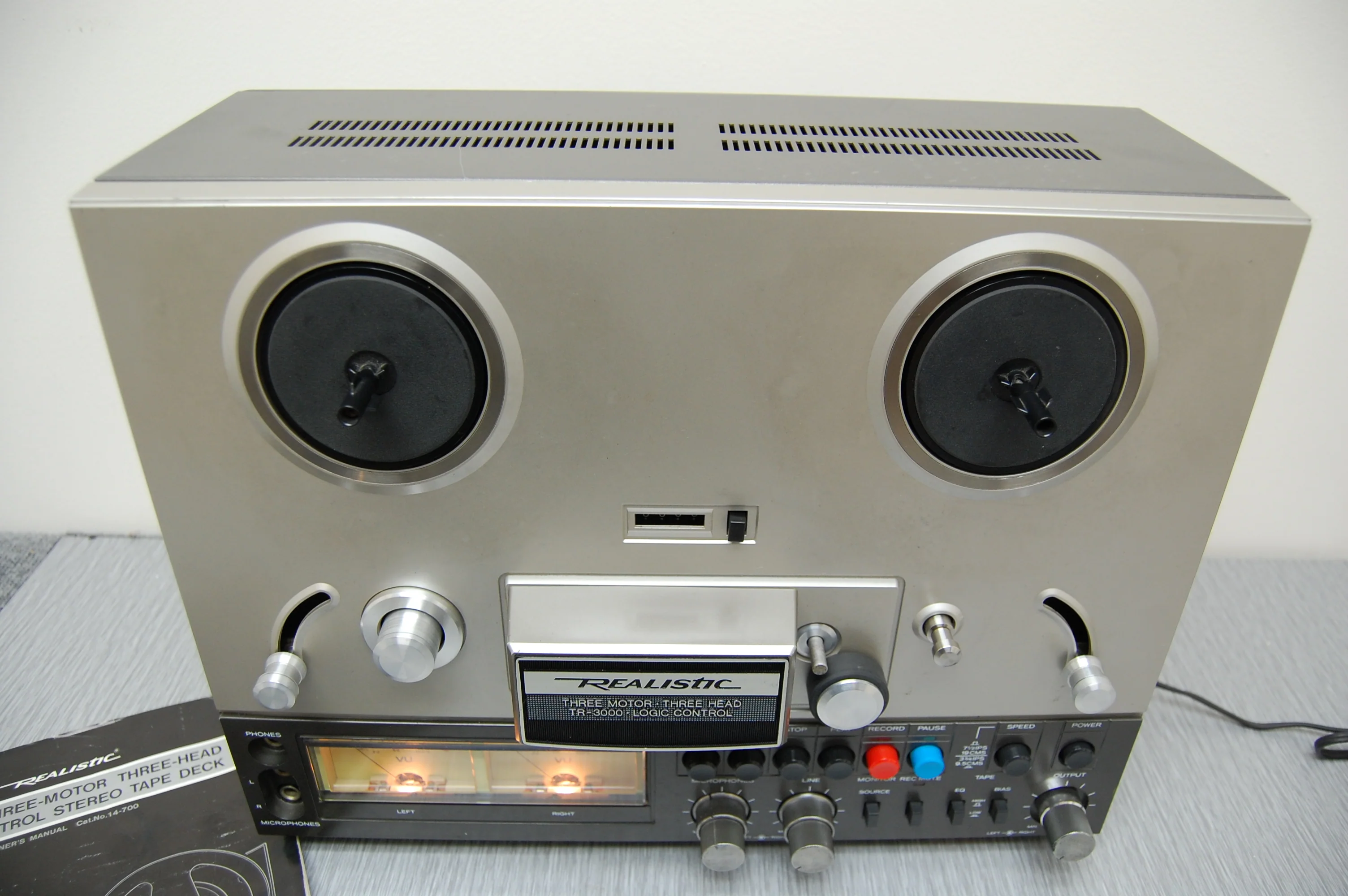 Realistic TR-3000 Reel to Reel Recorder * Three Heads * Manual * Fully Serviced - Image 9