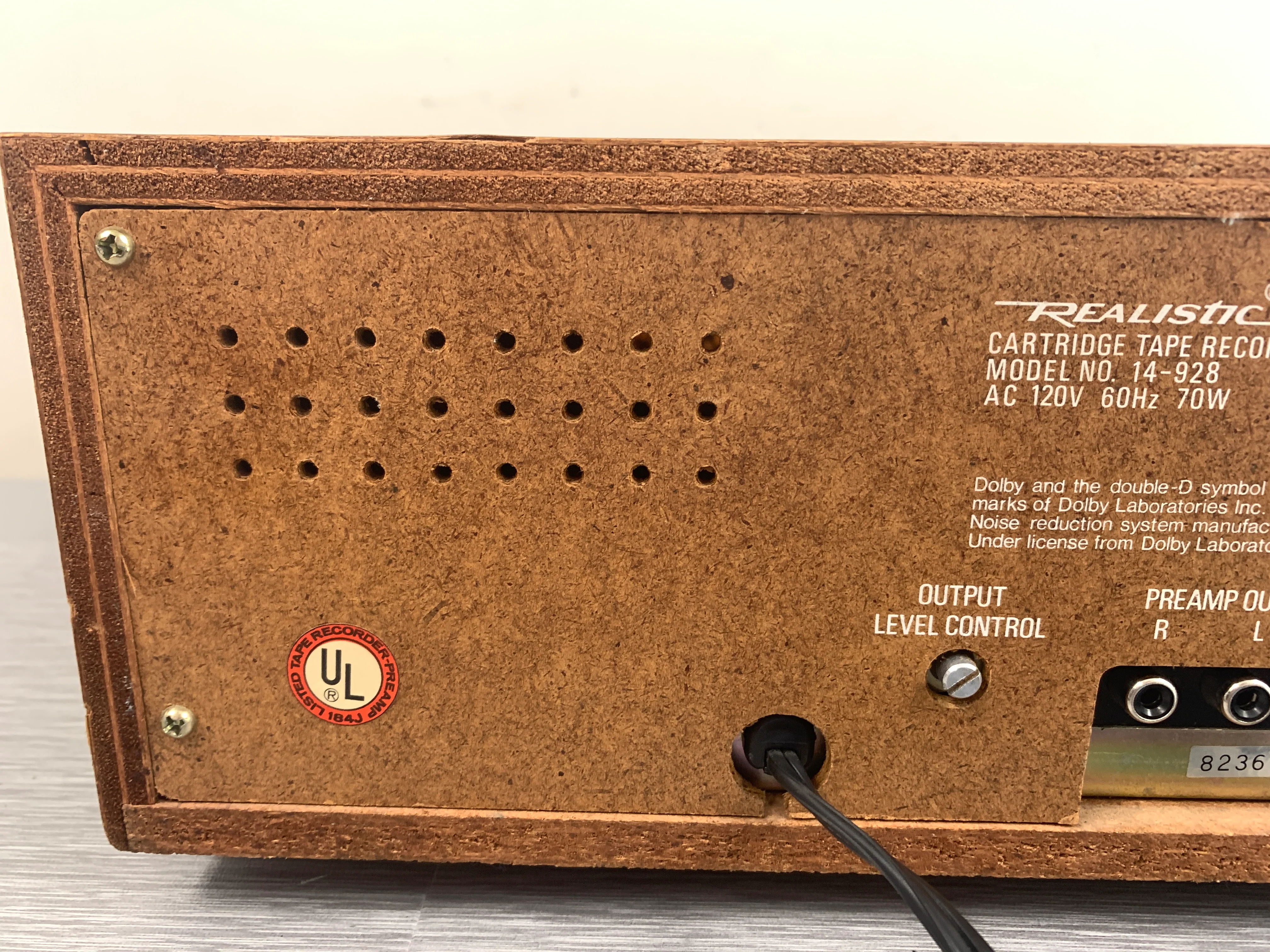 Realistic TR-802 8-Track Cartridge Tape Recorder - Image 10