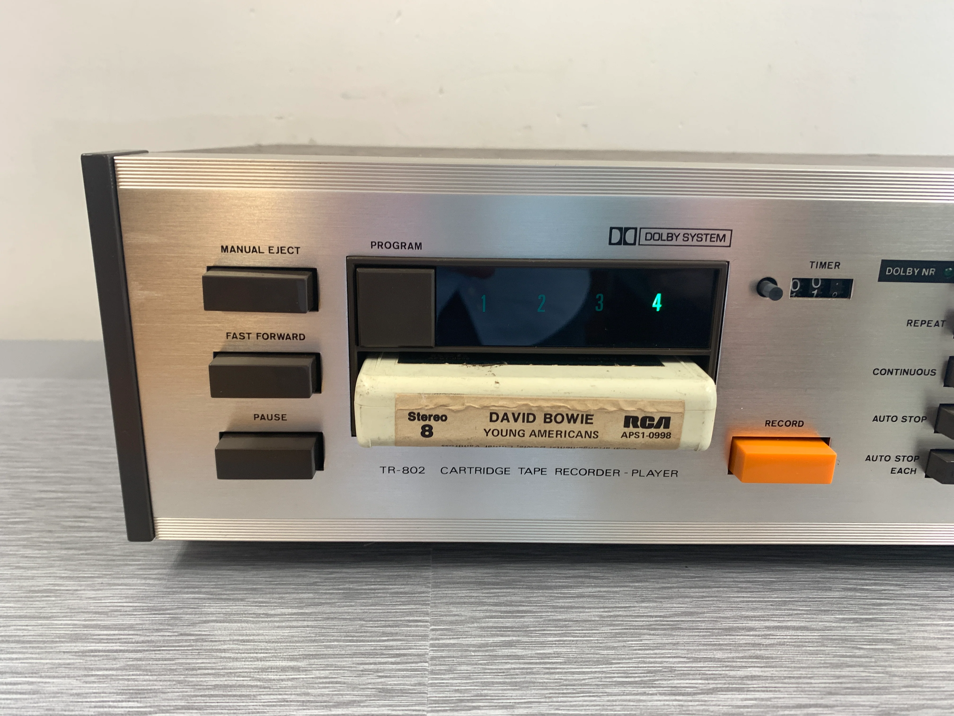 Realistic TR-802 8-Track Cartridge Tape Recorder - Image 2