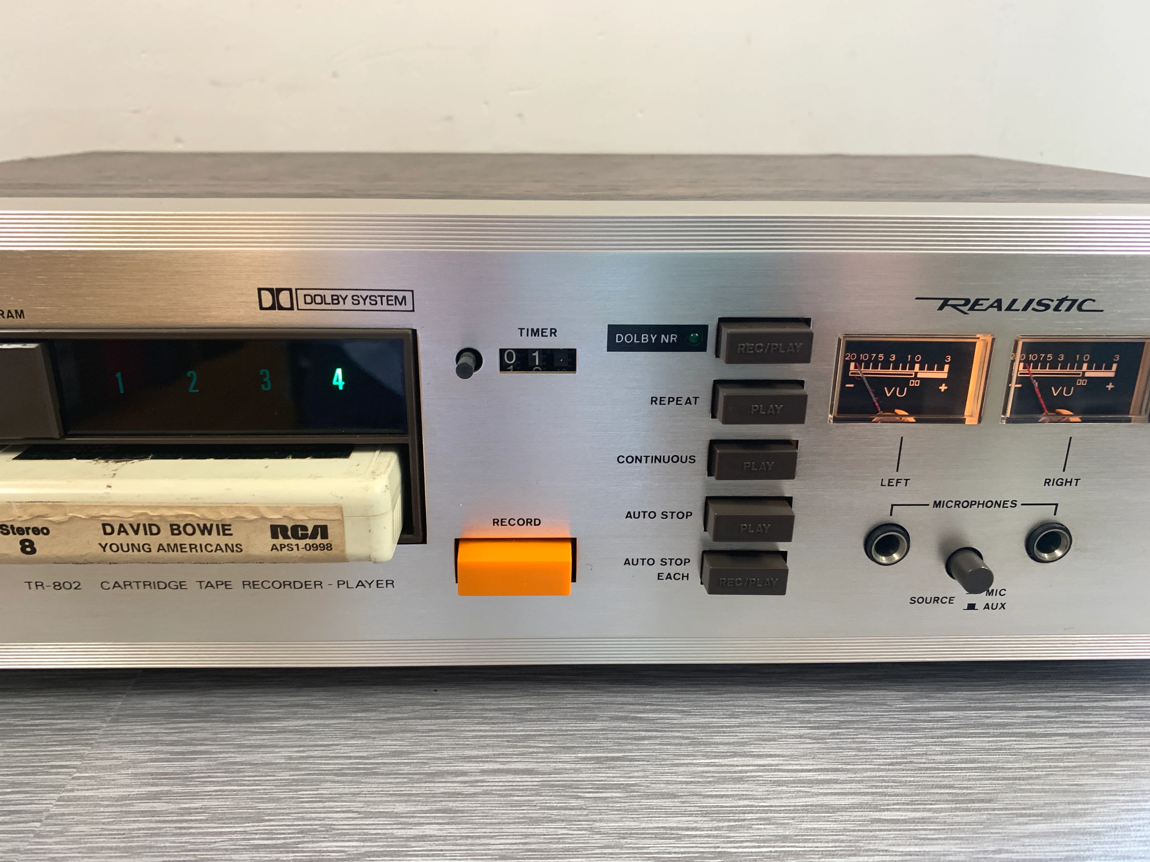 Realistic TR-802 8-Track Cartridge Tape Recorder - Image 3