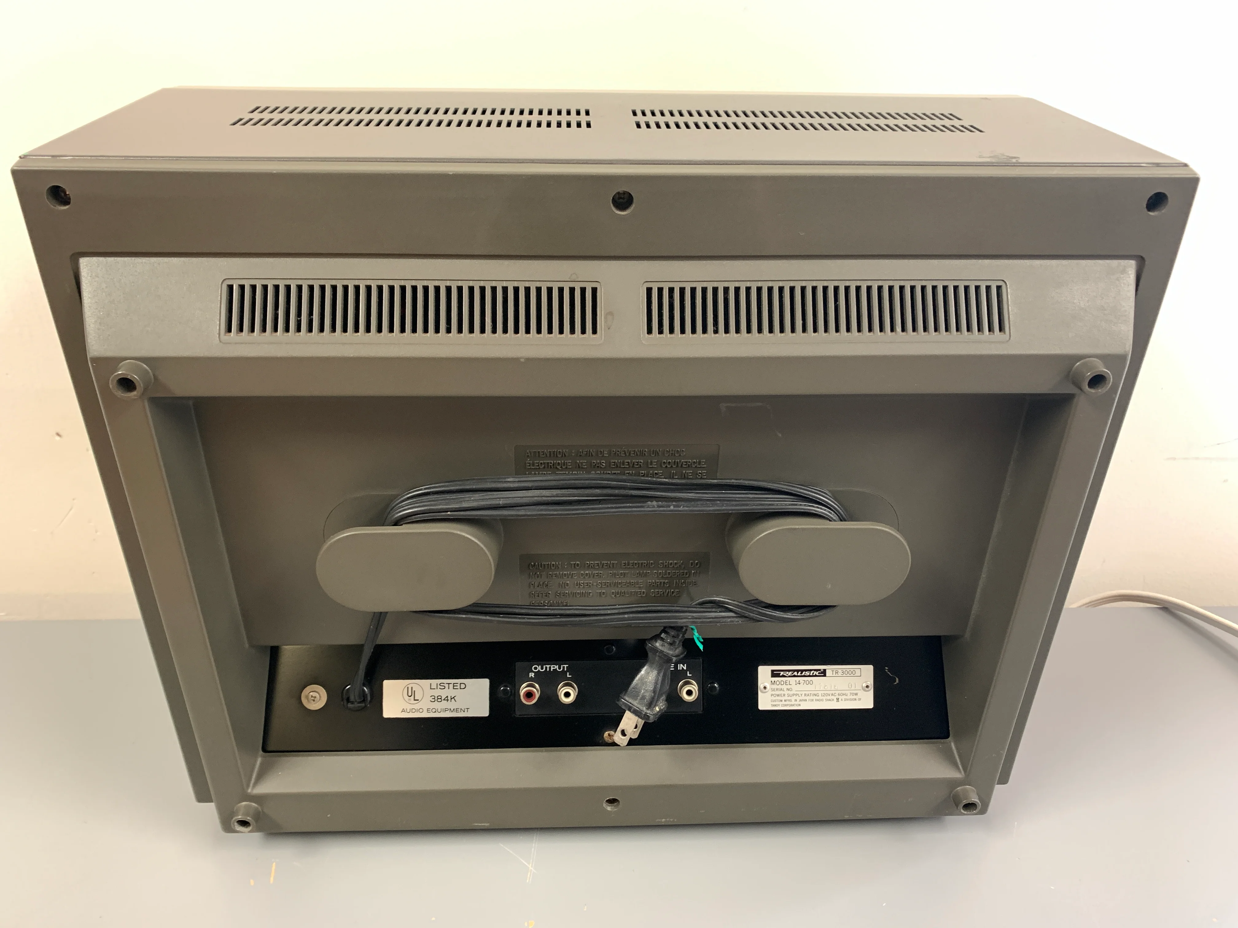 Realistic TR3000 Reel to Reel * Reels are not included - Image 14