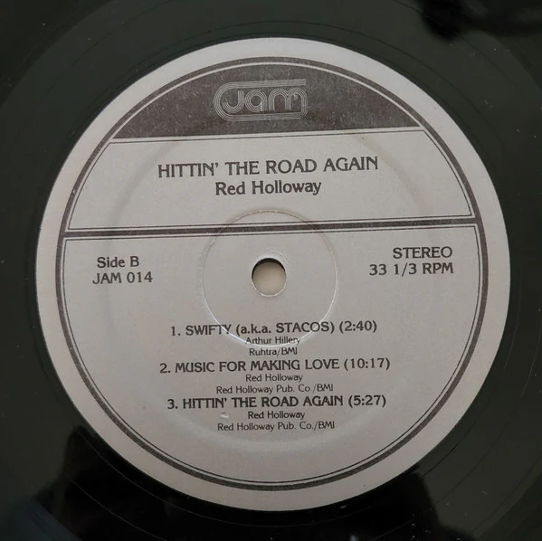 Red Holloway - Hittin' The Road Again (LP, Album) (Very Good Plus (VG+)) - Image 4