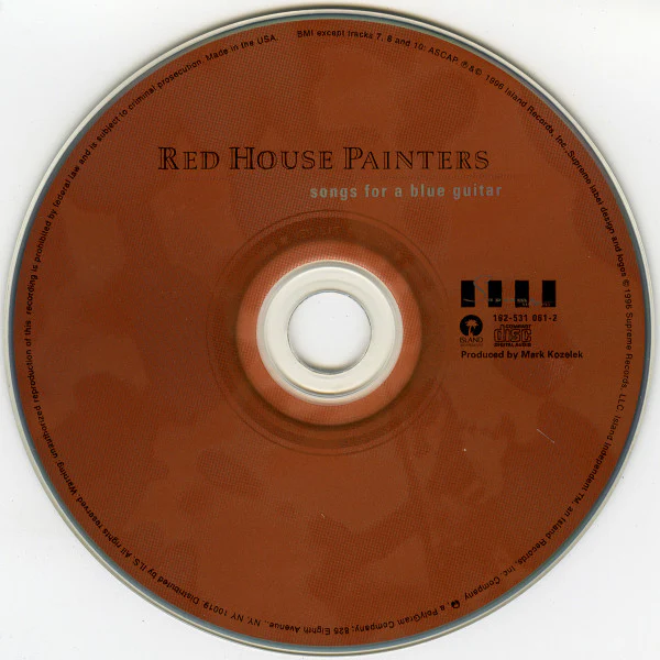 Red House Painters - Songs For A Blue Guitar (CD, Album, PMD) (Very Good Plus (VG+)) - Image 3