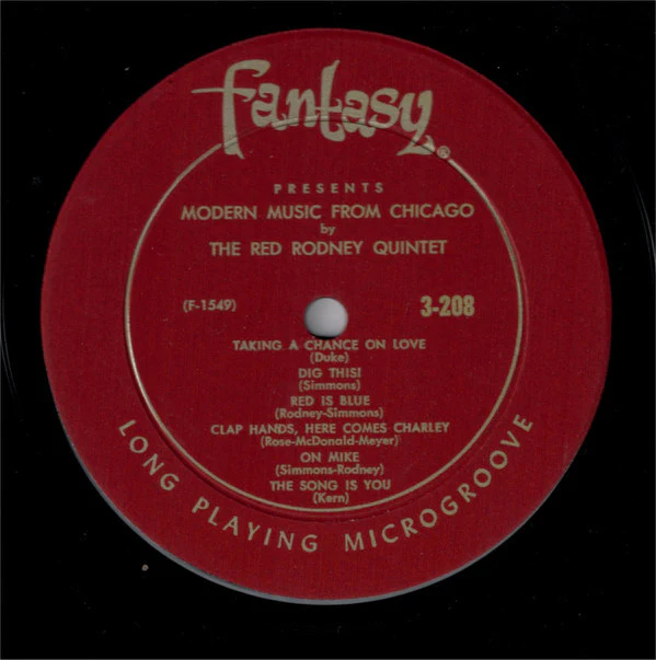 Red Rodney Quintet - Modern Music From Chicago (LP, Album, Mono, RE) (Very Good Plus (VG+)) - Image 3