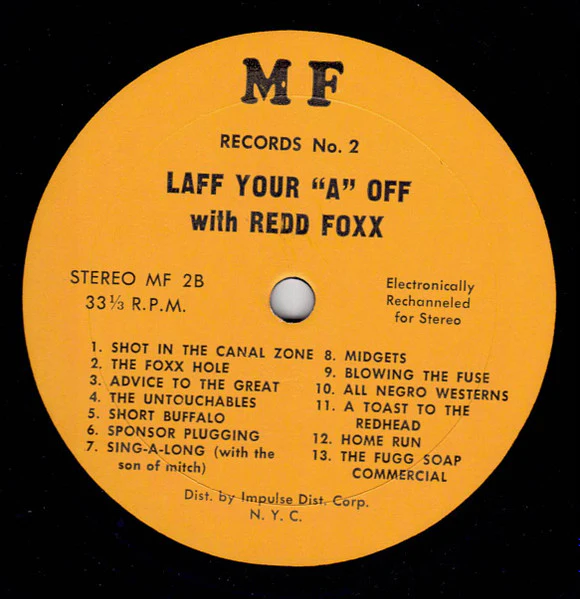 Redd Foxx - Laff Your Ass Off (LP) (Near Mint (NM or M-)) - Image 4