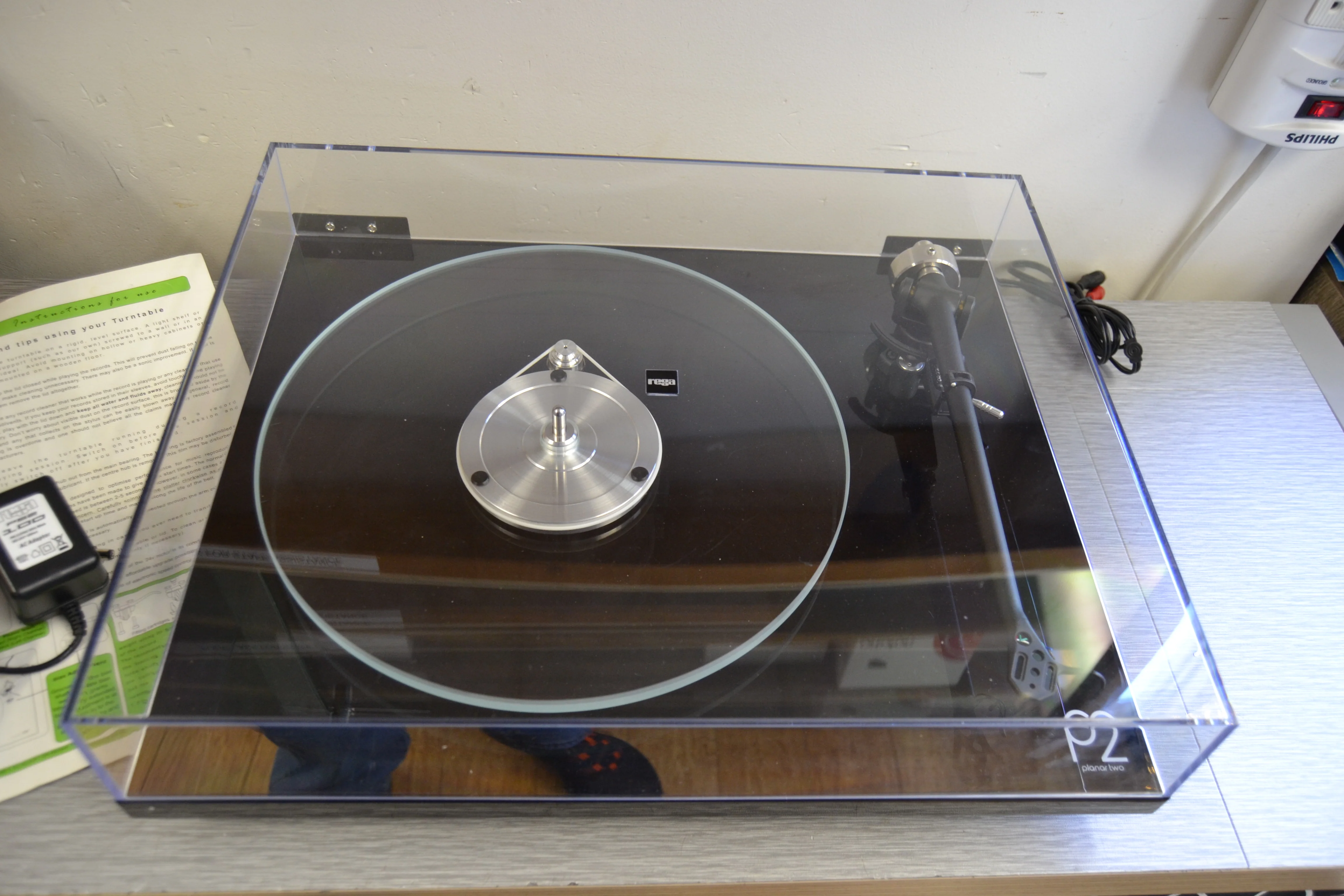 Rega P2 Turntable * Rega RB220 Tone Arm * Groove Tracer Subplatter * Upgraded Steel Counterweight and Stub - Image 3