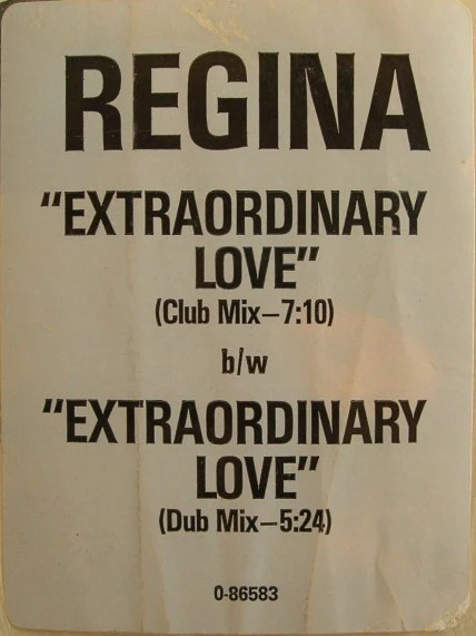 Regina - Extraordinary Love (12", Lab) (Mint (M)) - Image 4