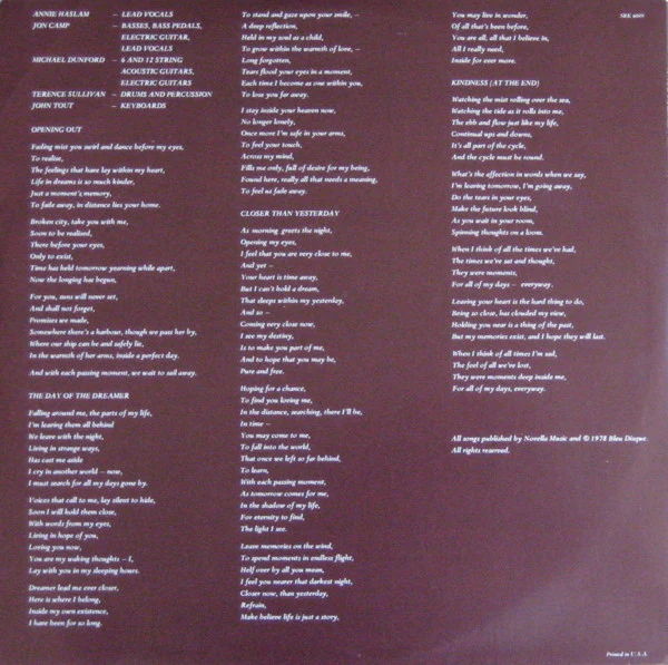 Renaissance - A Song For All Seasons (LP, Album) (Very Good Plus (VG+)) - Image 5