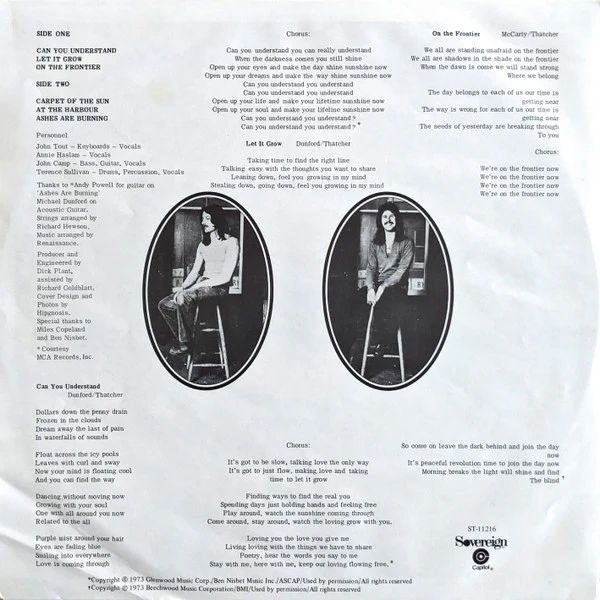 Renaissance - Ashes Are Burning (LP, Album, Win) (Near Mint (NM or M-)) - Image 5