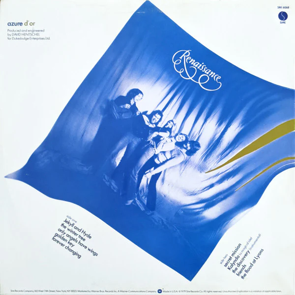 Renaissance - Azure D'or (LP, Album, Win) (Near Mint (NM or M-)) - Image 2