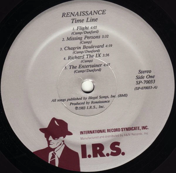 Renaissance - Time-Line (LP, Album) (Near Mint (NM or M-)) - Image 3