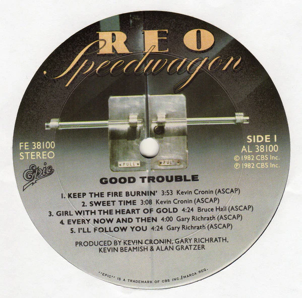 REO Speedwagon - Good Trouble (LP, Album, Pit) (Very Good Plus (VG+)) - Image 3