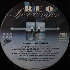 REO Speedwagon - Good Trouble (LP, Album, Pit) (Very Good (VG)) - Image 4