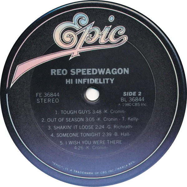 REO Speedwagon - Hi Infidelity (LP, Album, Pit) (Very Good (VG)) - Image 4