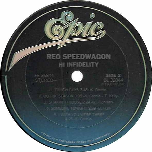 REO Speedwagon - Hi Infidelity (LP, Album, Ter) (Good Plus (G+)) - Image 4