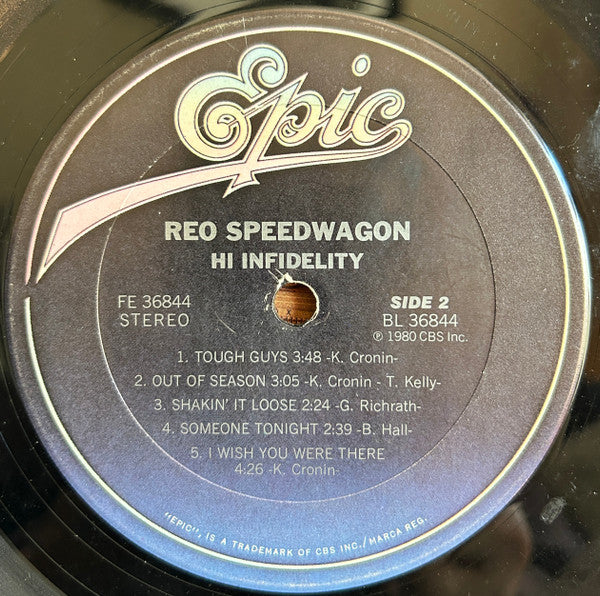 REO Speedwagon - Hi Infidelity (LP, Album, Ter) (Very Good Plus (VG+)) - Image 4