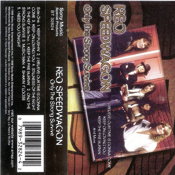 REO Speedwagon - Only The Strong Survive (Cass, Comp) (Near Mint (NM or M-))