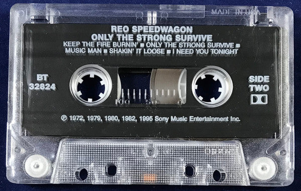 REO Speedwagon - Only The Strong Survive (Cass, Comp) (Near Mint (NM or M-)) - Image 3