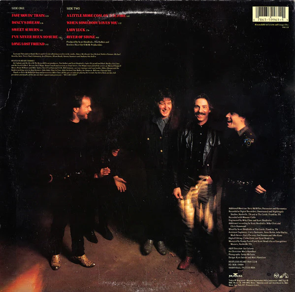 Restless Heart - Fast Movin' Train (LP, Album) (Very Good Plus (VG+)) - Image 2