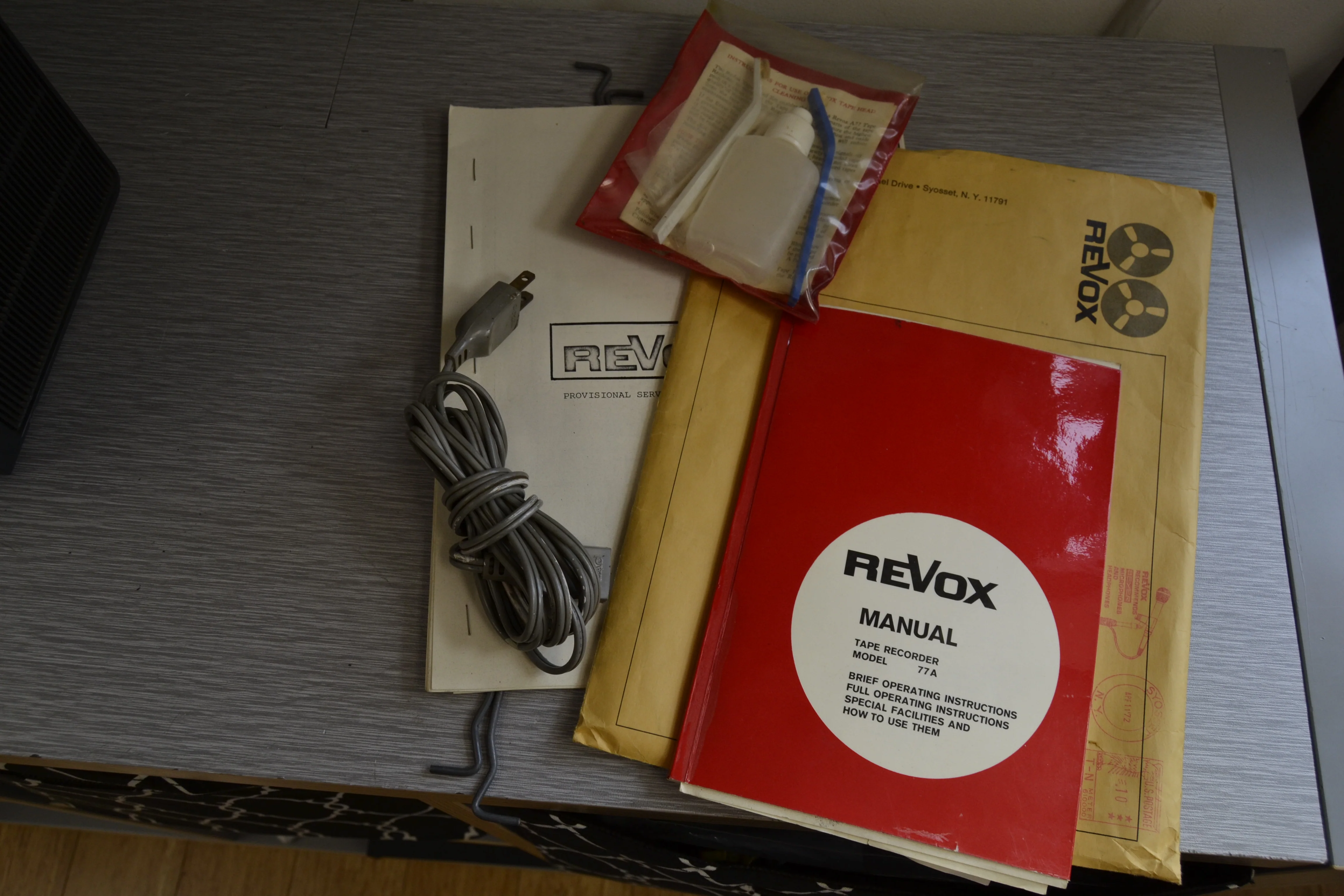 Revox A77 Reel to Reel in Speaker Case * Manual * Reels * Accessories - Image 21