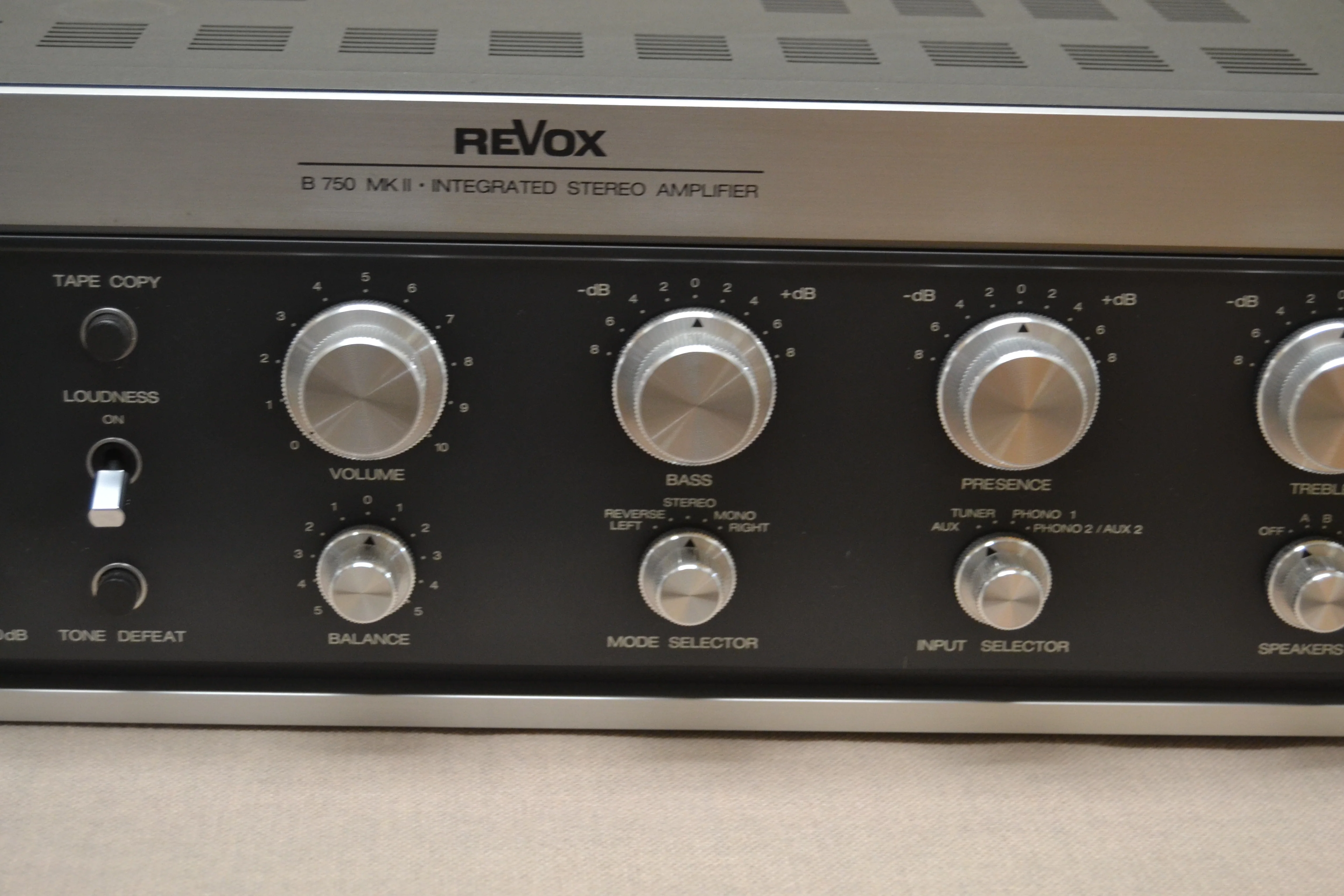 Revox B750 MKII Integrated Amplifier * 85W RMS * 1979 * Power Section Recapped * Fully Serviced - Image 3
