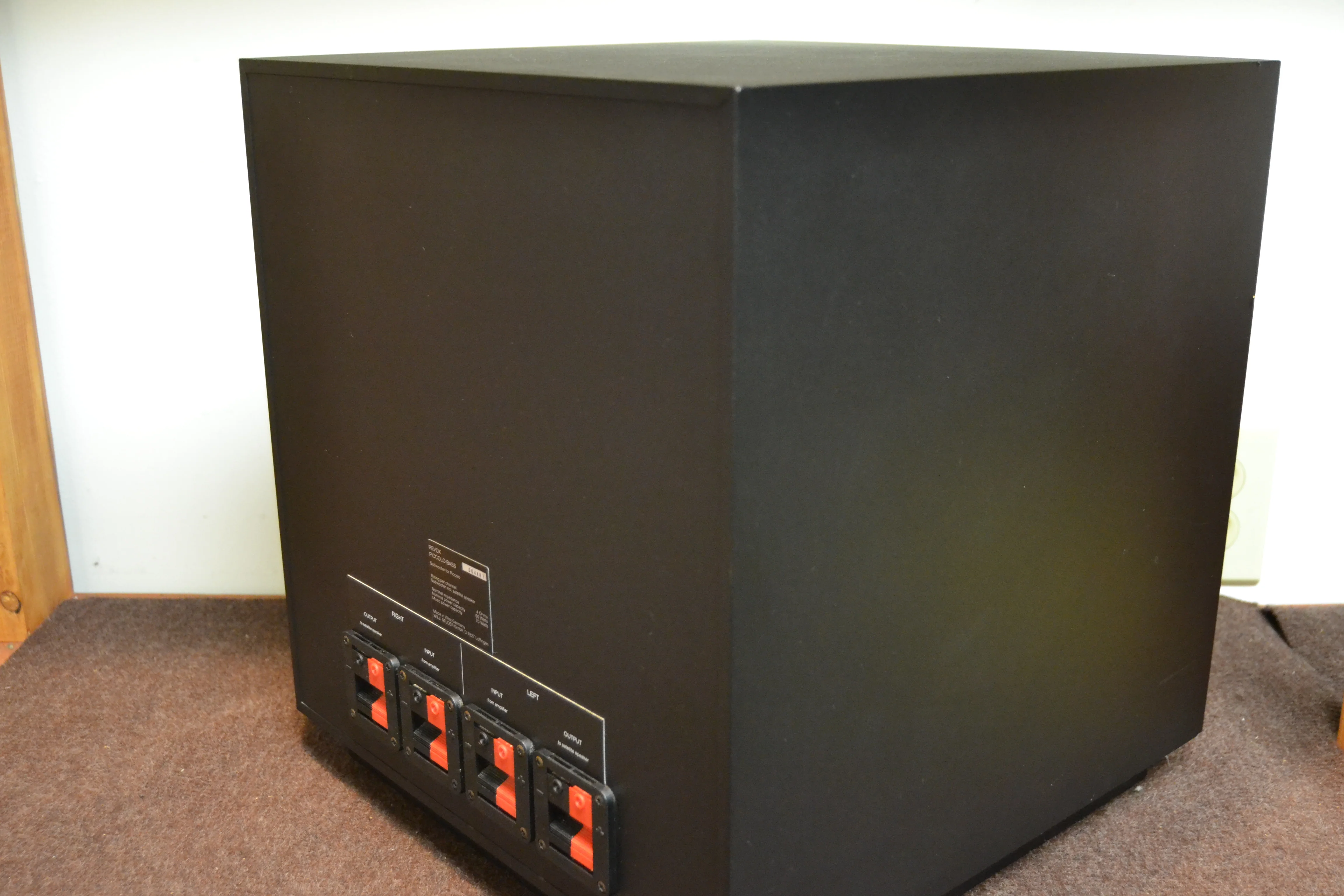 Revox Piccolo Bass - Passive Subwoofer * Manual - Image 8