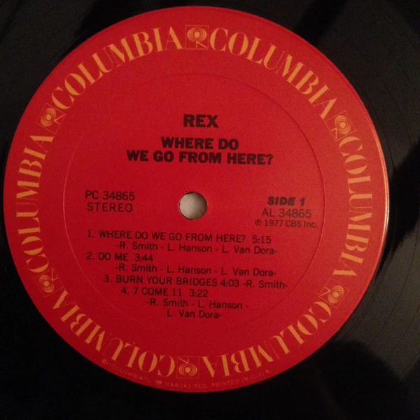 Rex - Where Do We Go From Here? (LP, Album) (Near Mint (NM or M-)) - Image 3