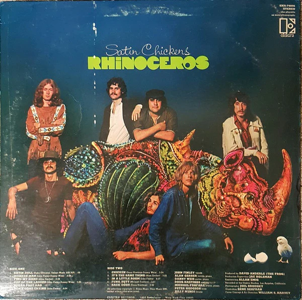 Rhinoceros - Satin Chickens (LP, Album, Ter) (Good Plus (G+)) - Image 2